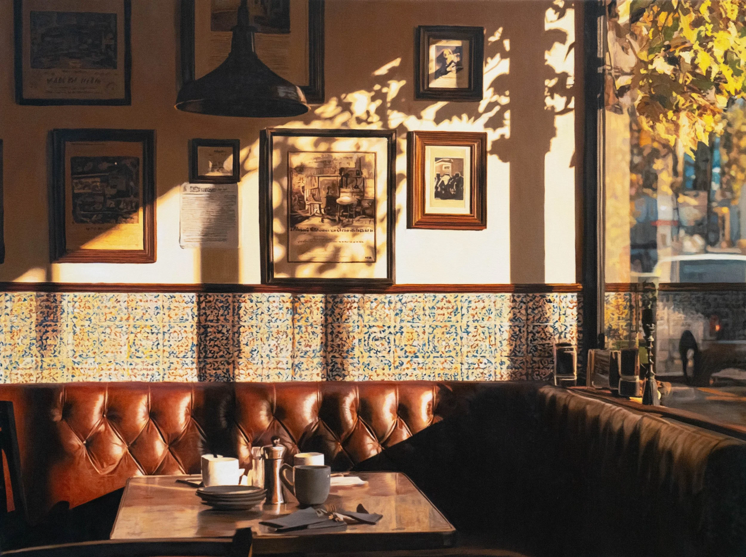 Cast Shadow, Americana, 40 x 30 inches, oil on canvas, 2025