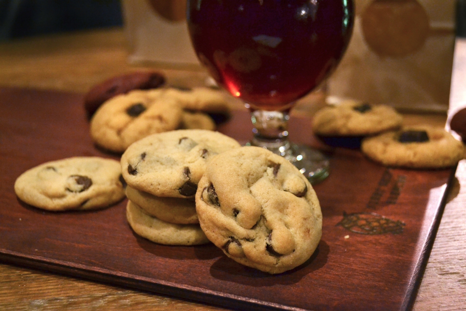 "Unrivaled Classic" Chocolate Chip Cookie and Beer at Night Shift in Boston | kitchenmillie.com