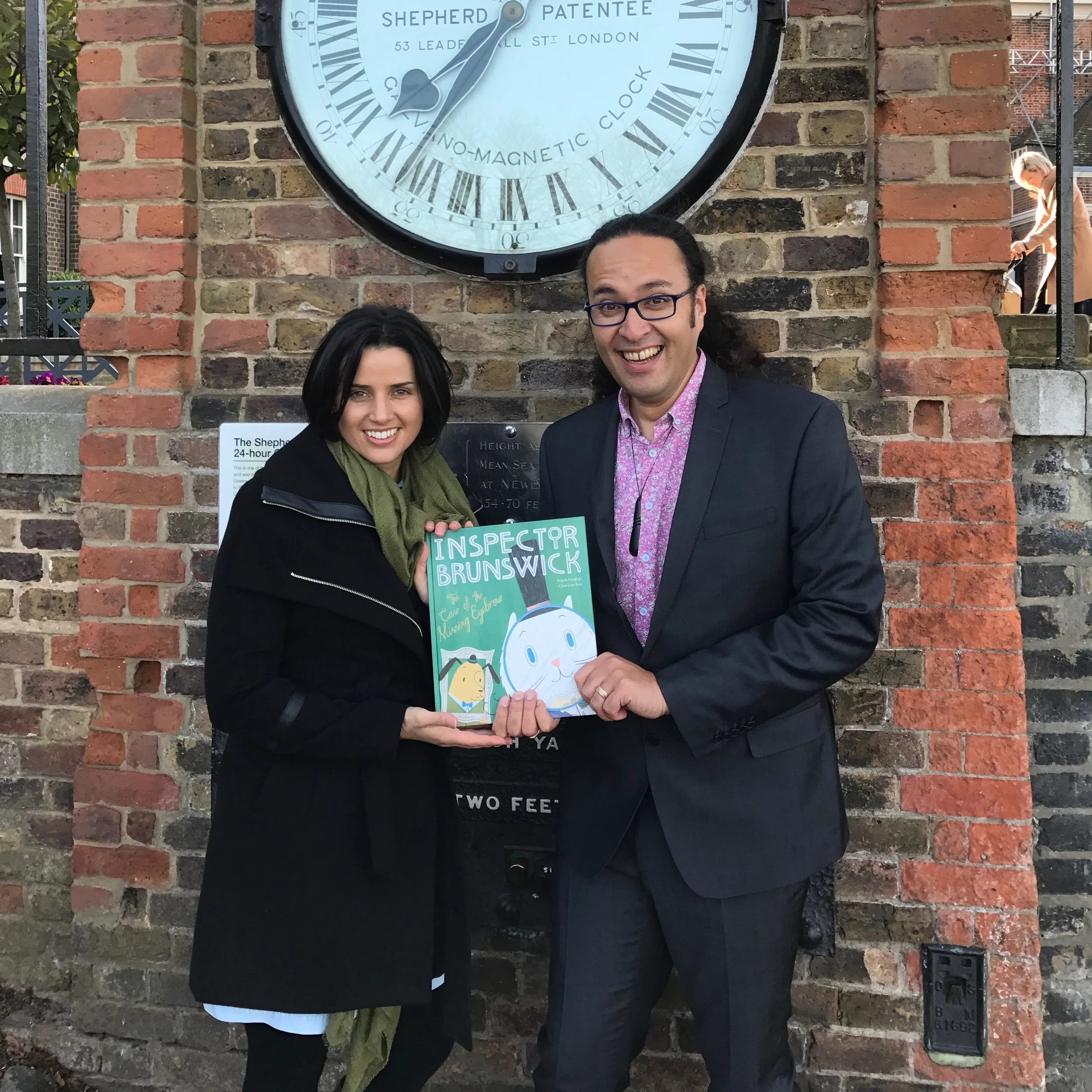Angela and Chris debut their book in London
