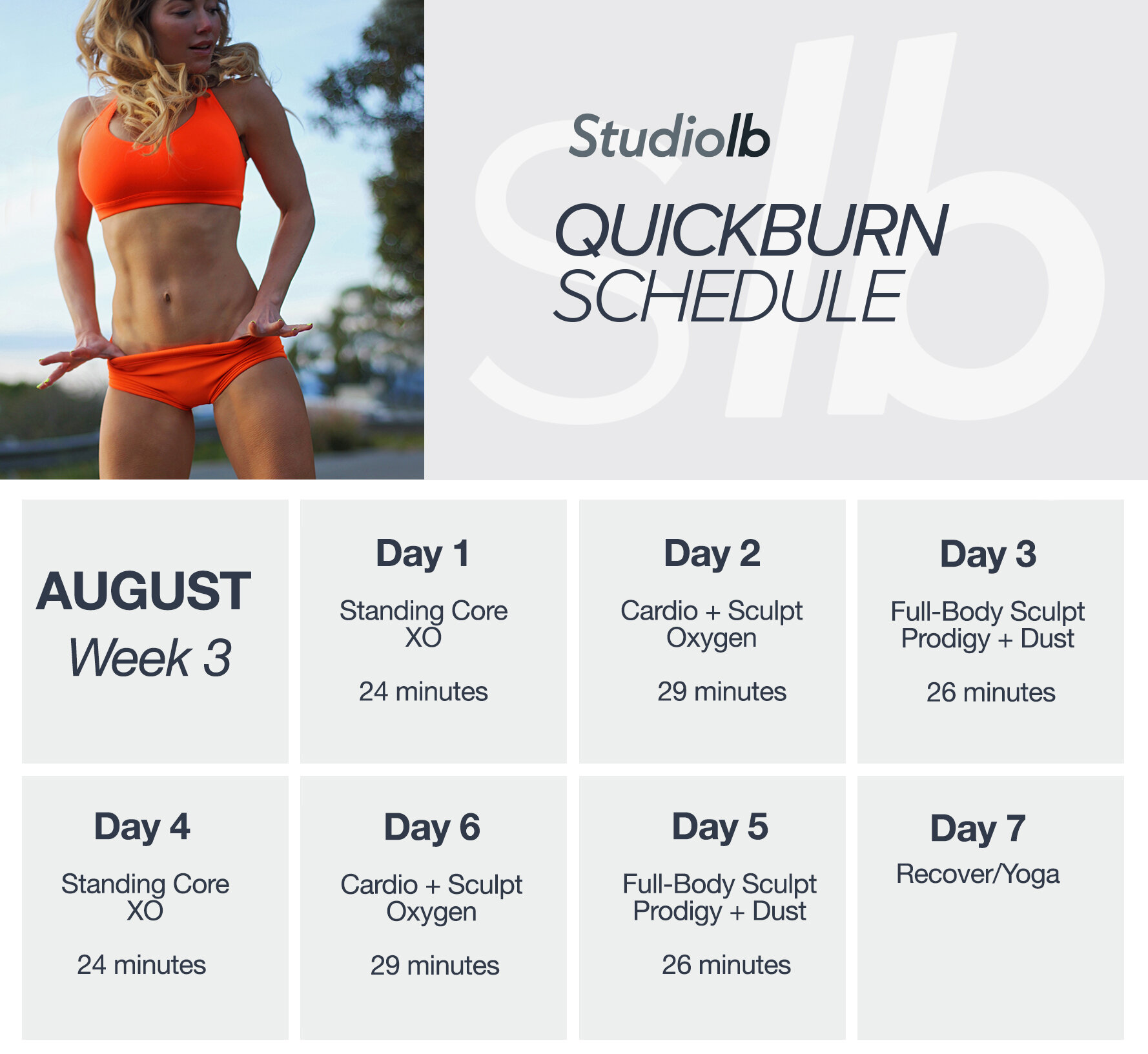 Quick Burn Workouts — Live Better — Lauren Boggi's Studio LB