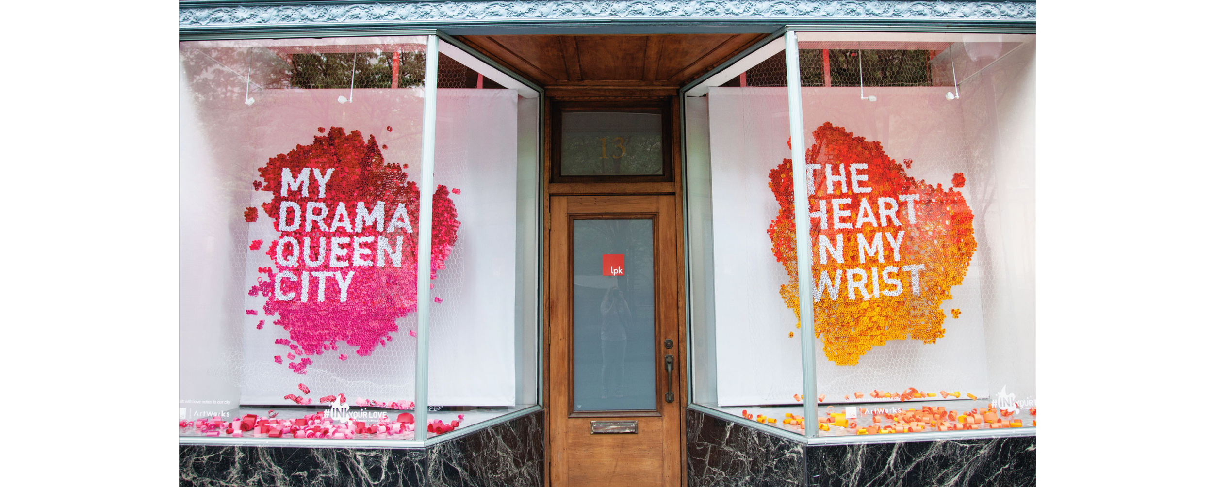  The words of love were directly sourced from the beautiful voices of over 1,000 participants and compiled into the poem  Seven Hills and a Queen to Name Them  by the writers at Chase Public. 