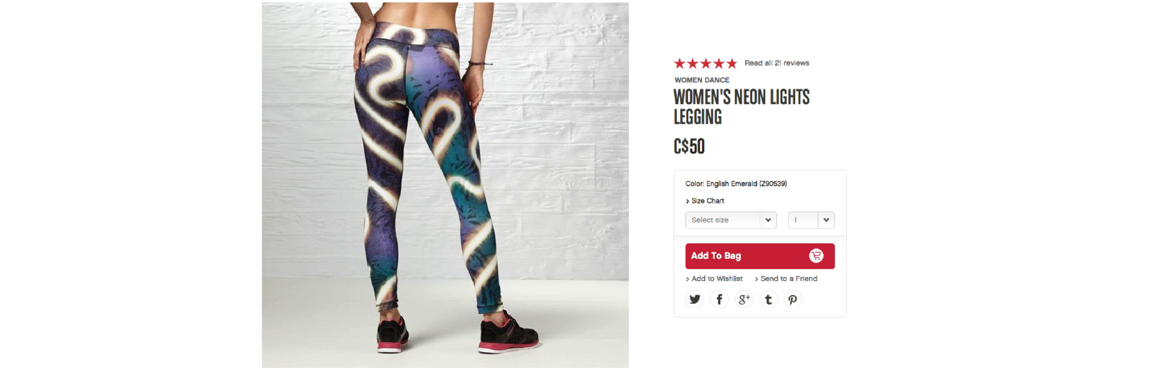 The legging from this collection was featured under the ‘10 Must-Have Workout Pants for Yoga, Running, and More’ on Health.com as well as Fitness Magazine.