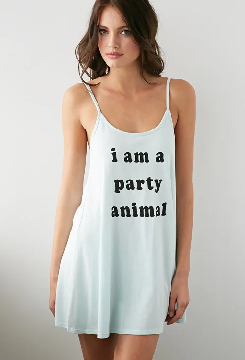 party animal graphic nightdress - $10.50