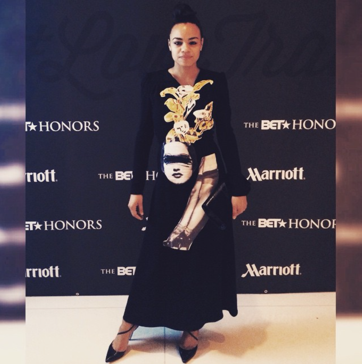 wearing: Carven dress, Alice & Olivia shoes