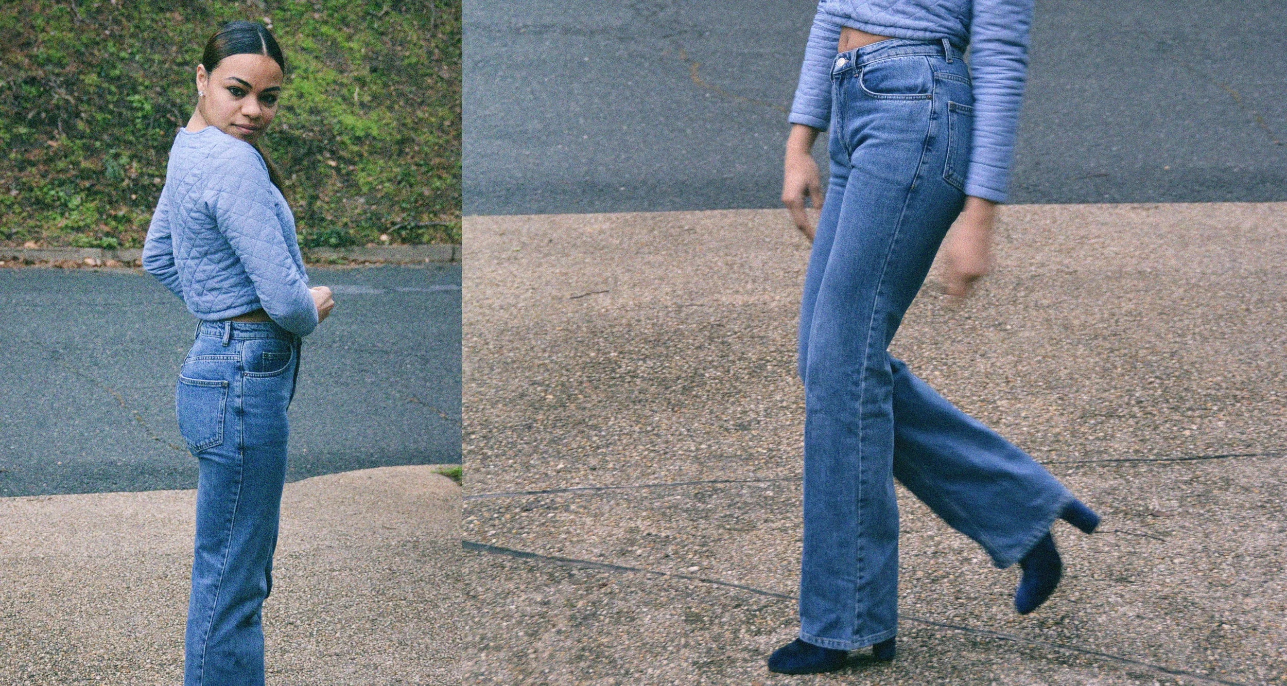 wearing: Kimchi Blue booties, Topshop jeans, Bycorpus top