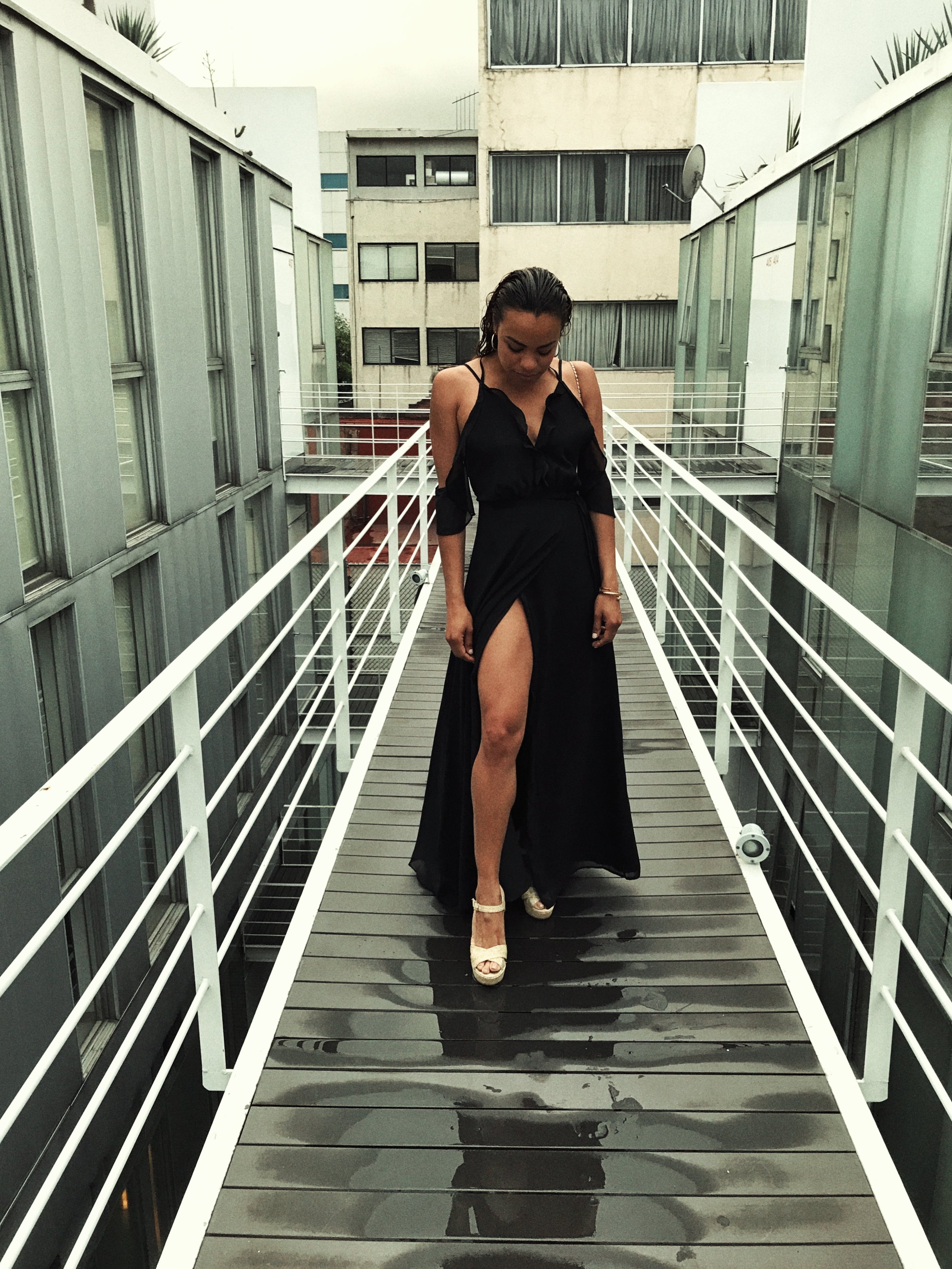 Dress: Tobi , Shoes: RED Valentino