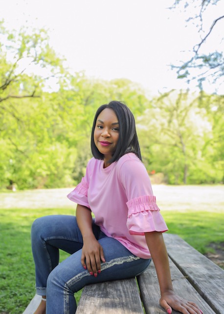 I meannnnn I'm OBSESSED with pink and ruffles, so why would I not buy this girly t-shirt?! 