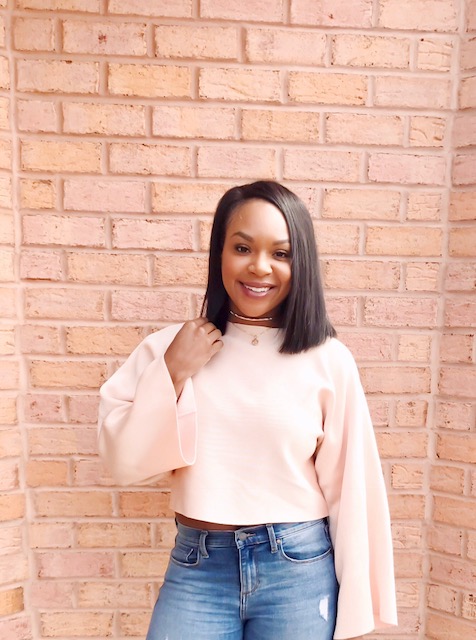 Bell sleeves and blush pink, such a pretty combo. I honestly can't remember where I wore this too lol but I do know it was my first time wearing this shirt and I've had it for 5 years
