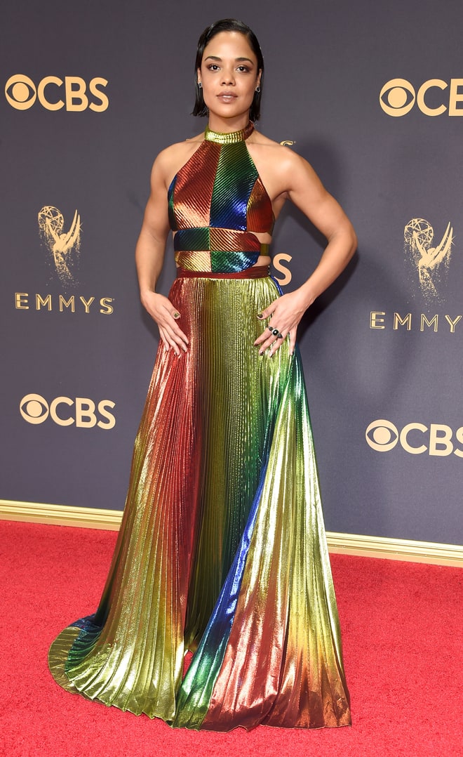 Tessa Thompson in Rosie Assoulin 