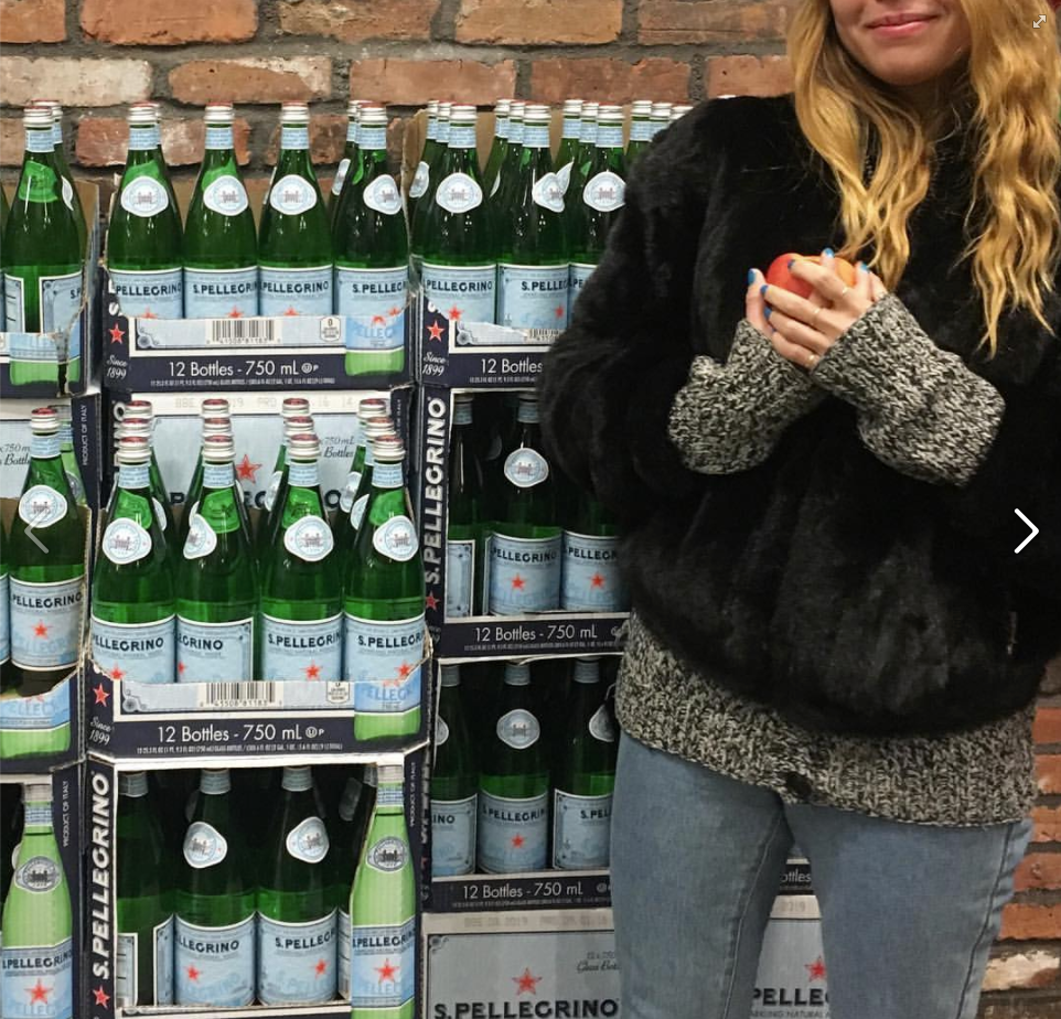 Dream quantity of Pellegrino