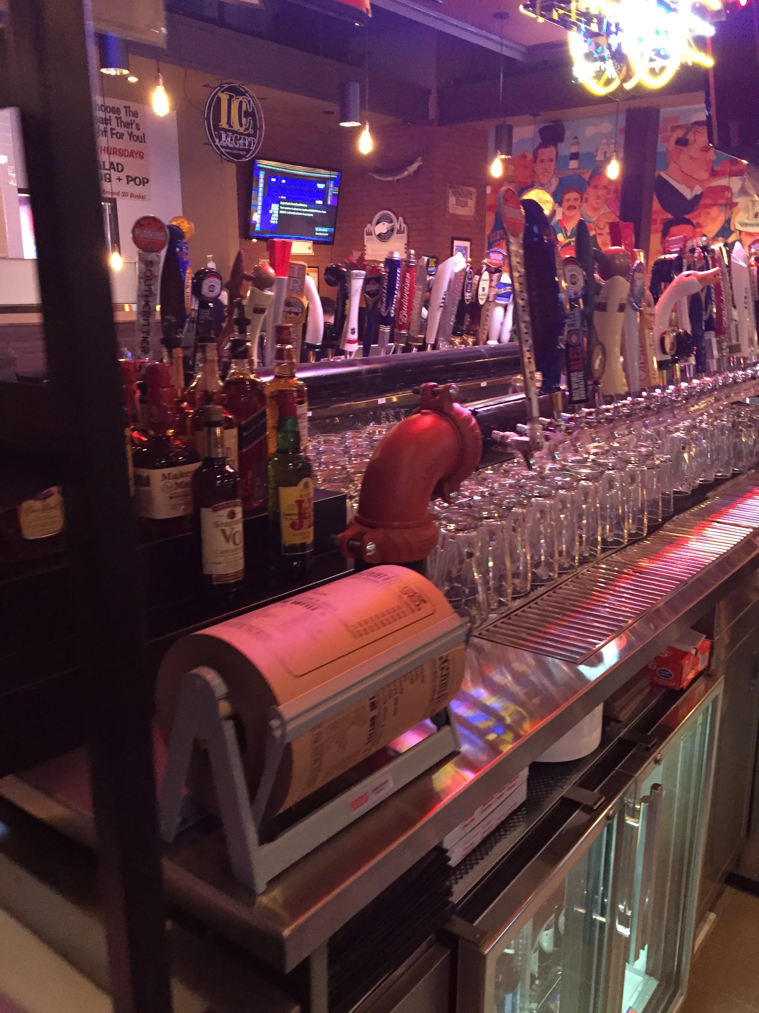  Custom made dual station 24 beer taps made from schedule 40 steel pipe. 