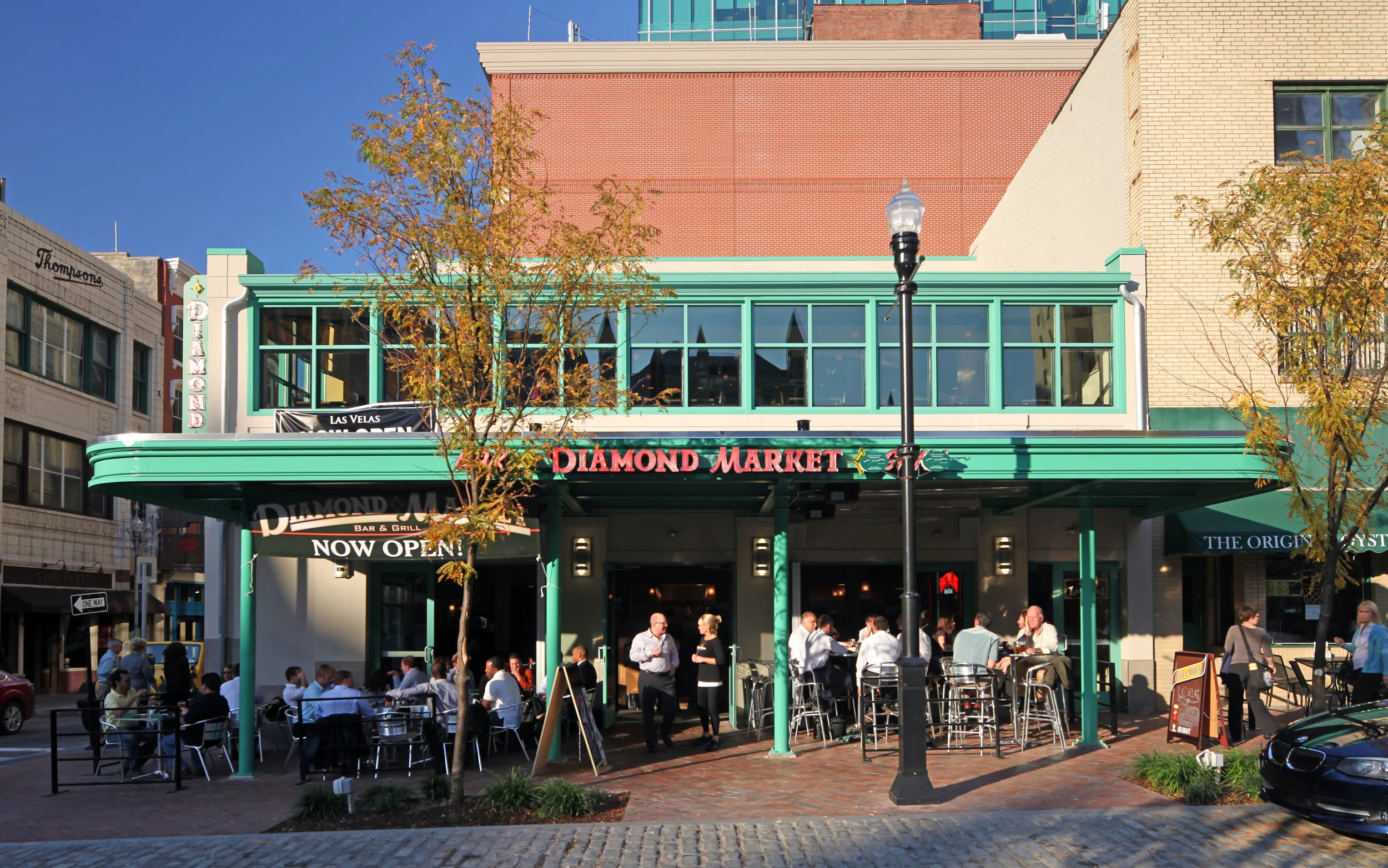  The sidewalk café constructed in a public right of way required approvals from the HRC, Pittsburgh Arts Commission and the Dept. of Public Works. 