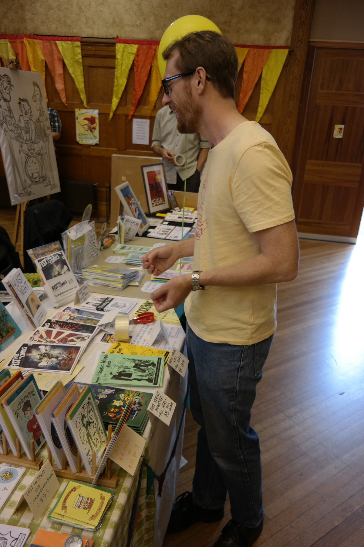 Talented Comic Artist Owen Heitmann who will appear in Tree Paper 3