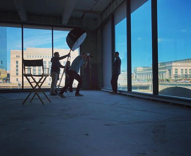 Great view for a Thursday morning photoshoot.