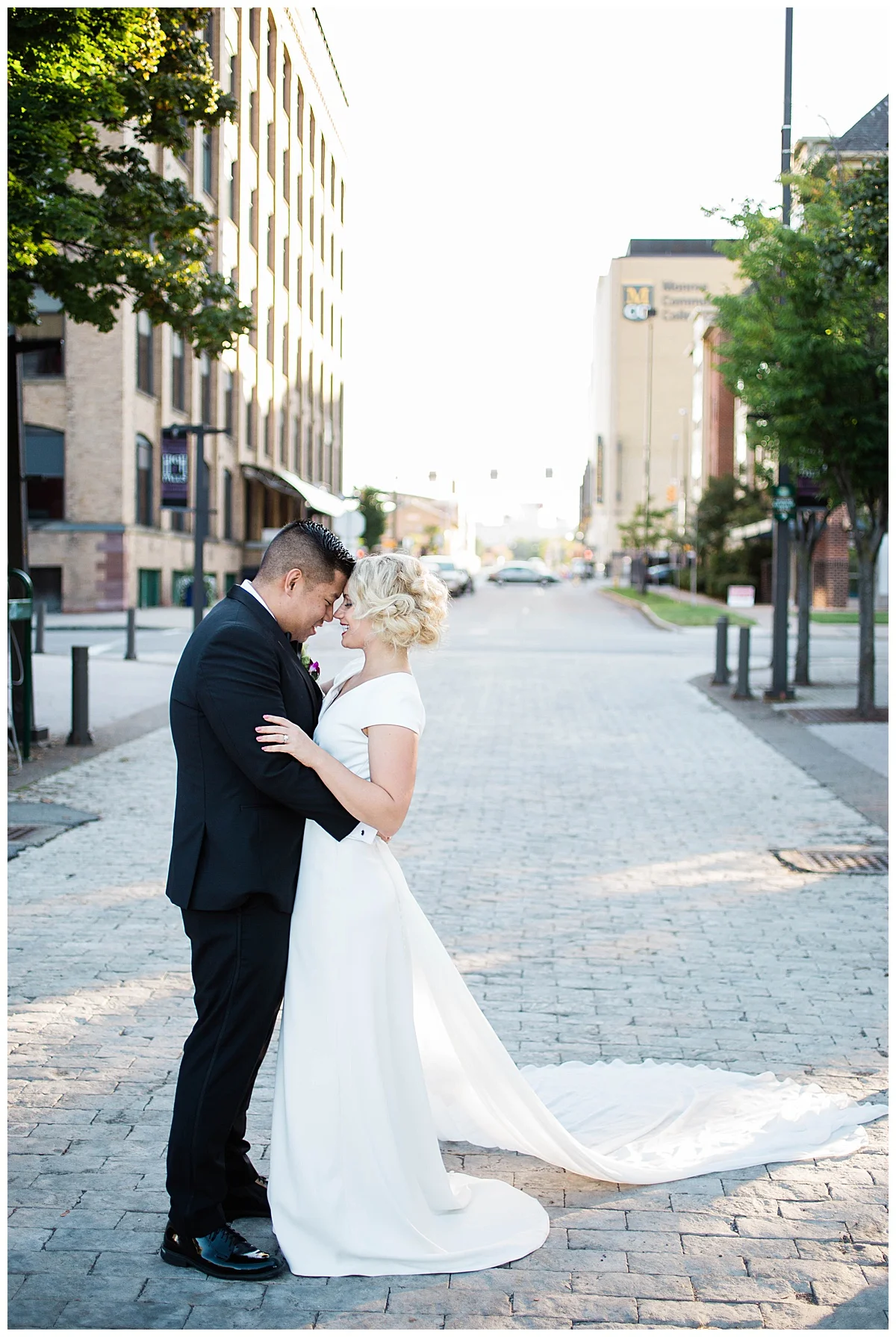 romantic high falls la luna wedding