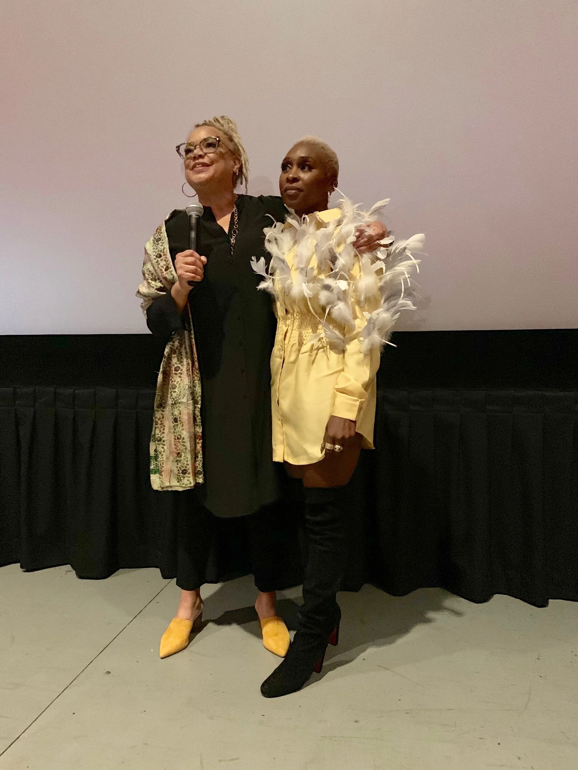 “Harriet” Director Kasi Lemmons and star Cynthia Erivo 