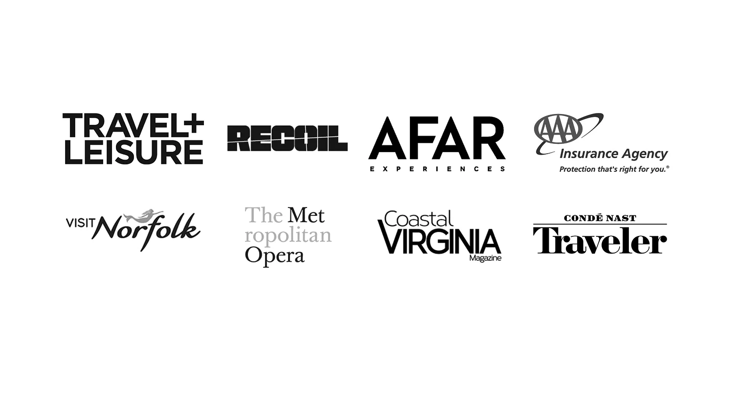 Some of the clients we have had the pleasure to work with on multiple projects.