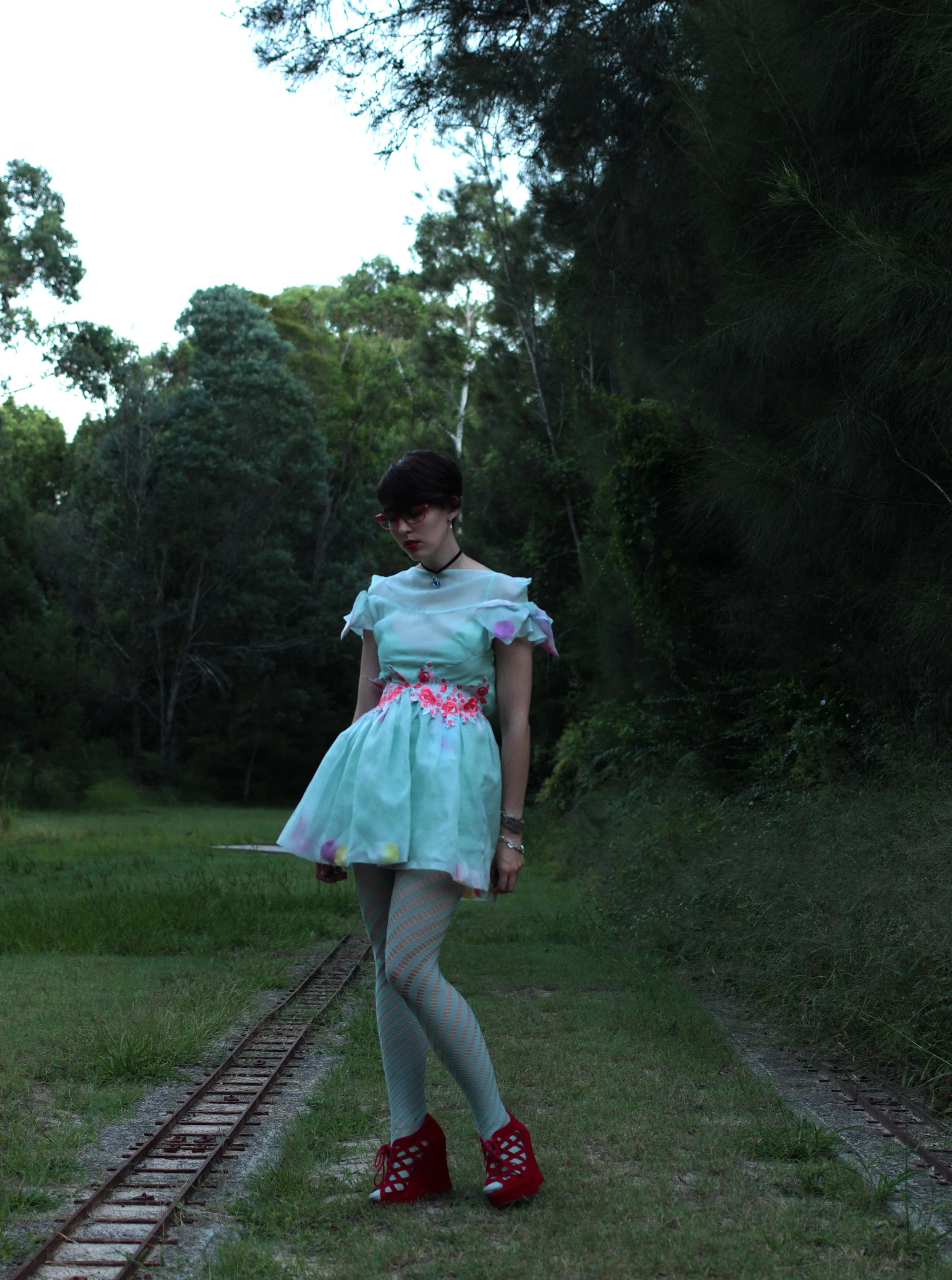 Dress: Lady Petrova, Tights: Ebay, Shoes: Thrifted. 
