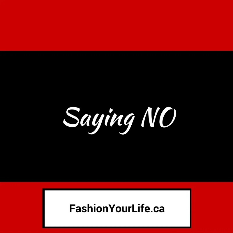 Saying NO