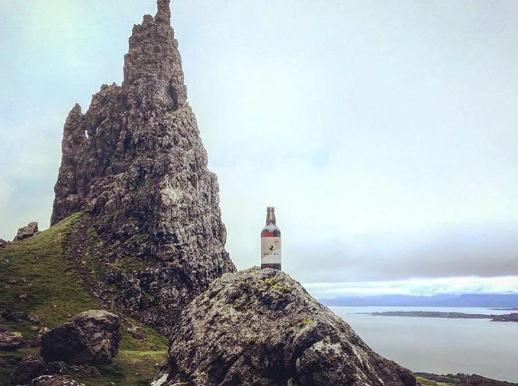 JUNE'S #PINTSFORPICS WINNING SUBMISSION, SHARED VIA INSTAGRAM BY AMY TATTERSFIELD. A BIRD'S EYE VIEW OF AN EAGLE IN THE QUIRAING. WE LOVED THIS ONE!