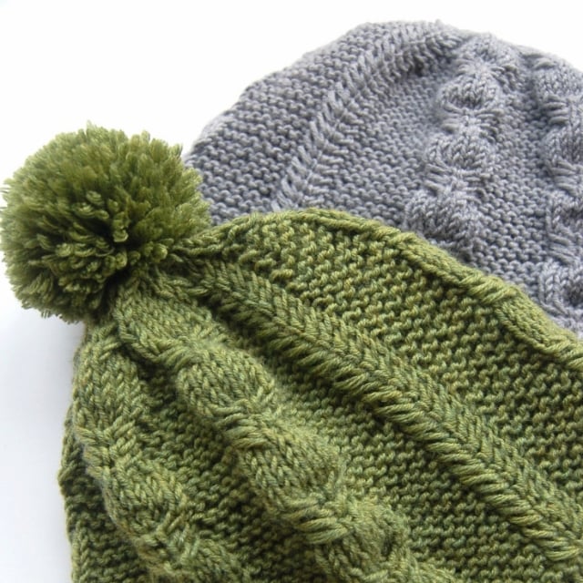 Silverfox beanie knitting pattern by Lisa Chemery - Frogginette Knitting Patterns