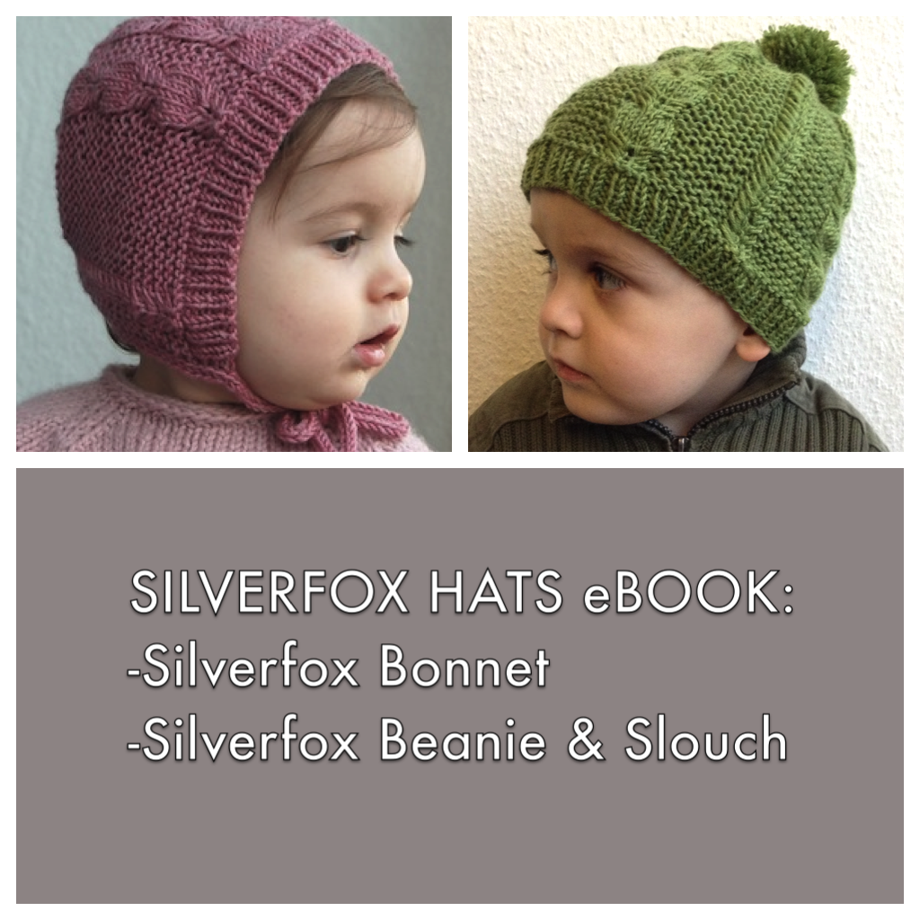 Silverfox Hats knitting patterns eBook - Frogginette Knitting Patterns