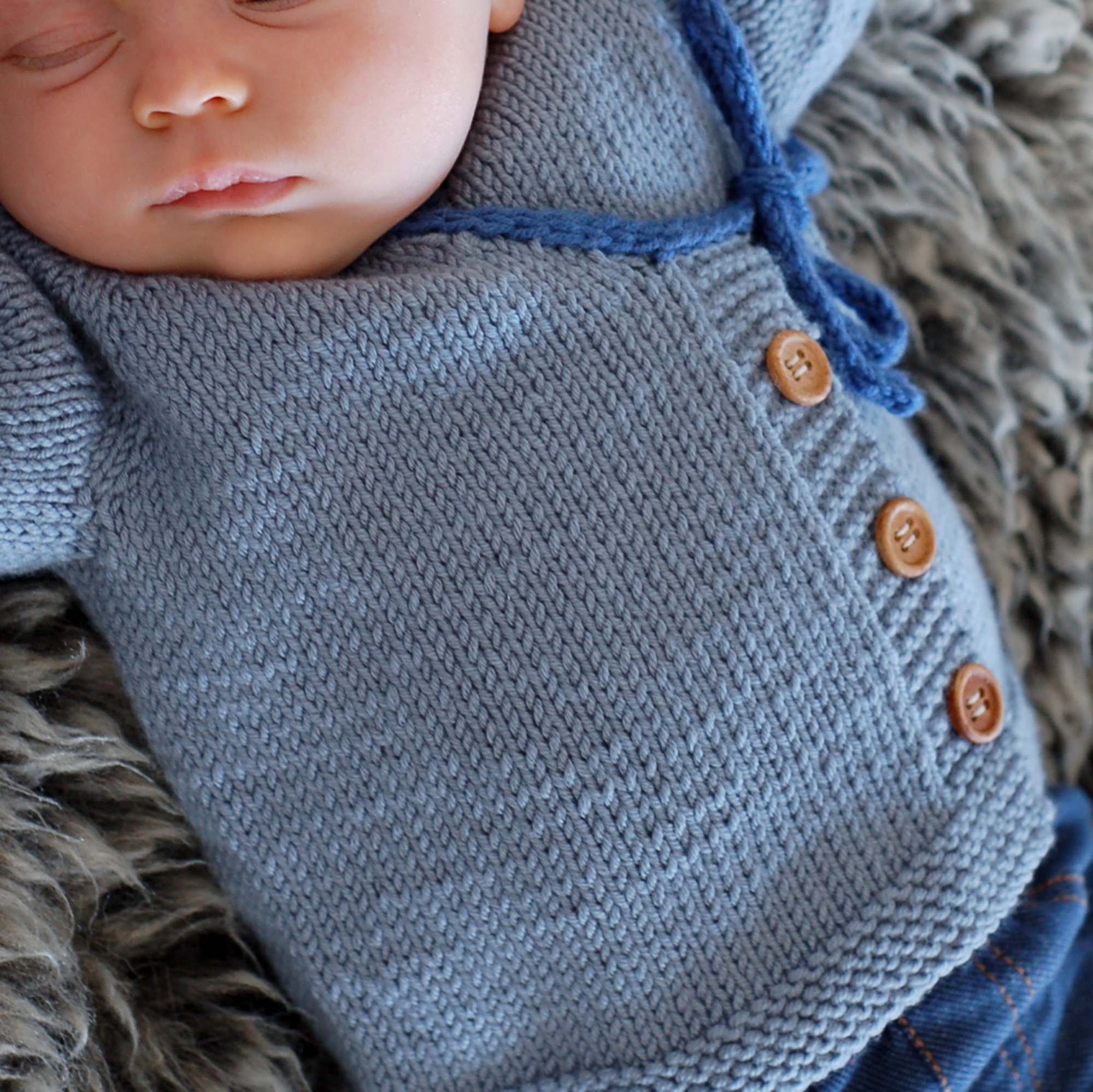 Merci Wrap Cardigan For Babies And Children By Frogginette