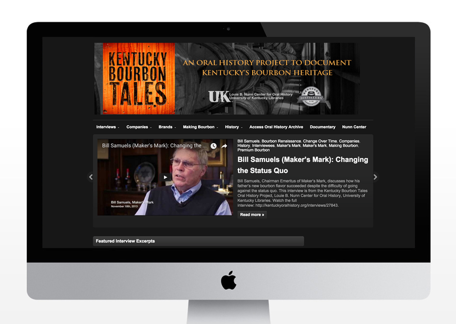 Kentucky Bourbon Tales Website