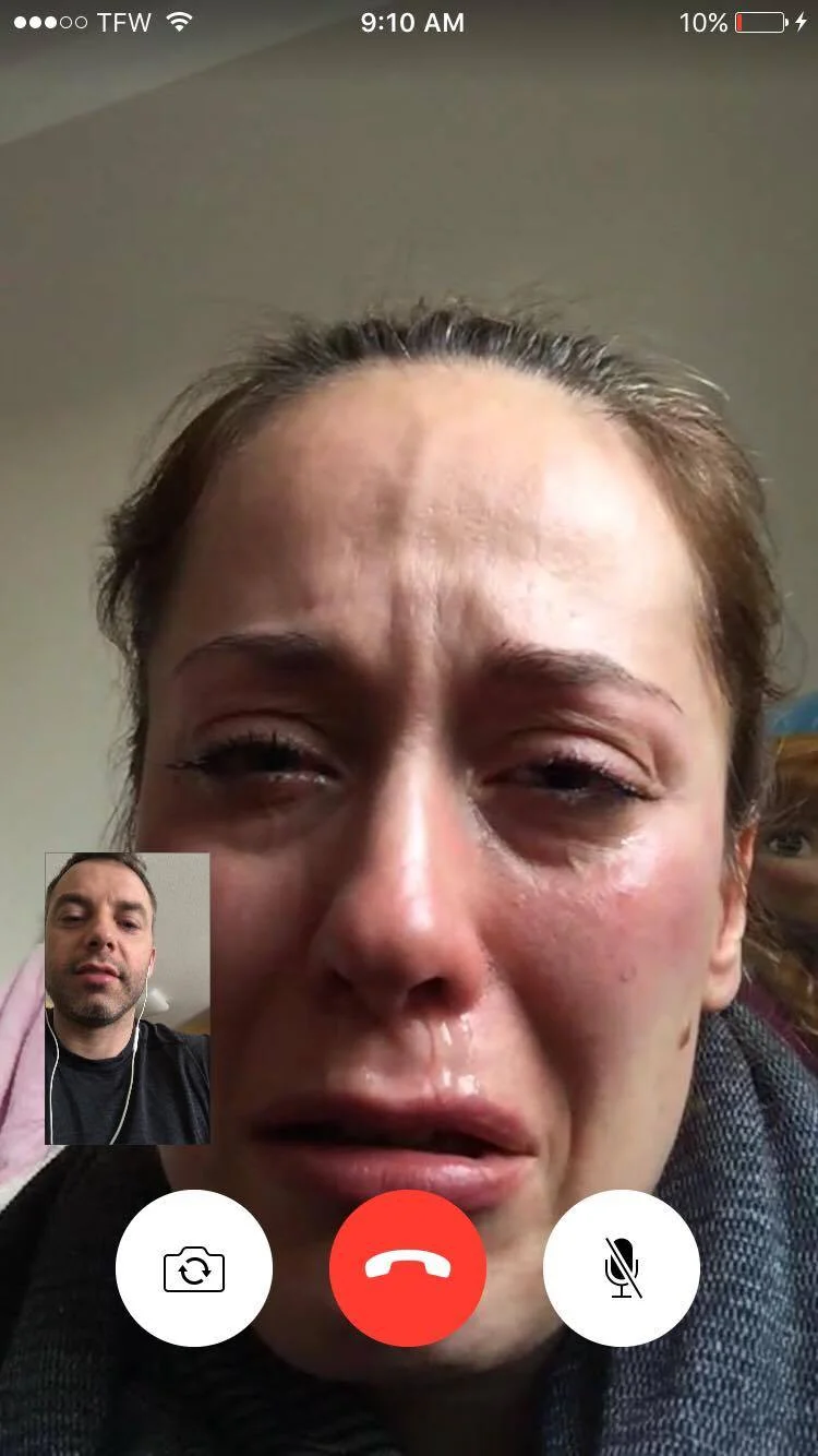 Photo courtesy Nick Puccini's facetime chat