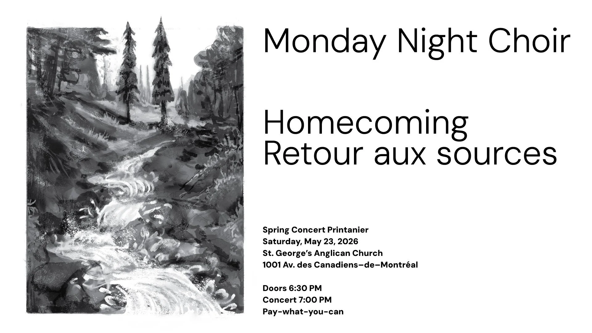 Spring Concert Printanier: Homecoming / Retour aux sources