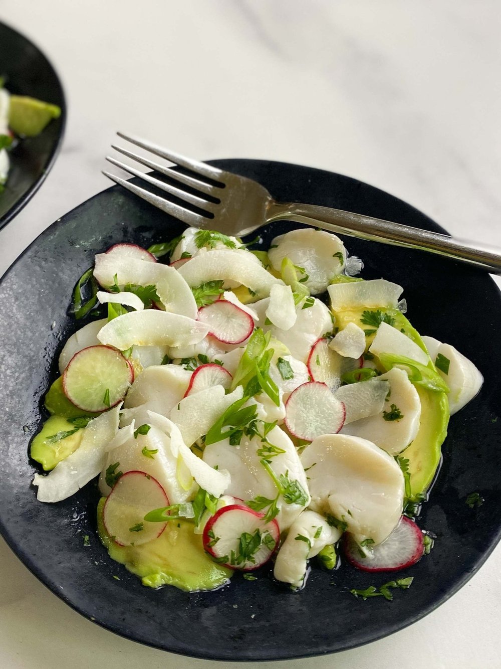 Scallop Ceviche with Coconut and Avocado