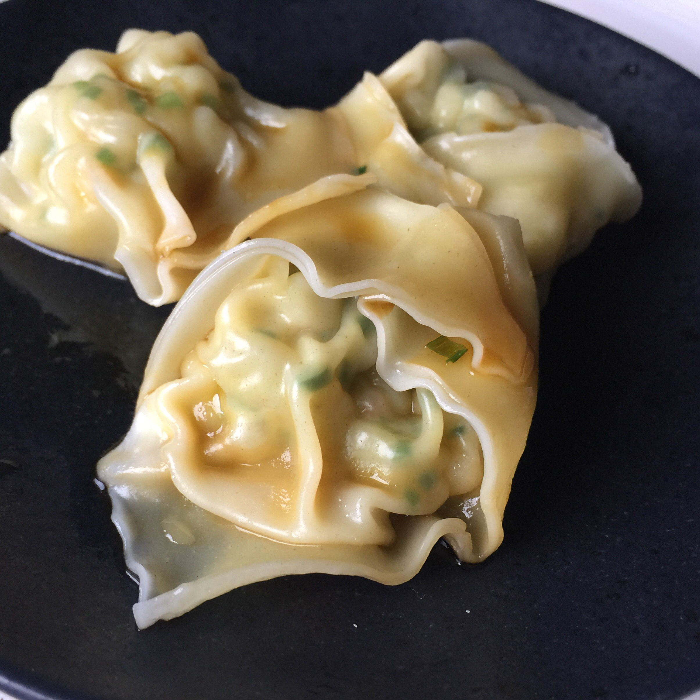 Lucky Peach's Shrimp and Chive Dumplings