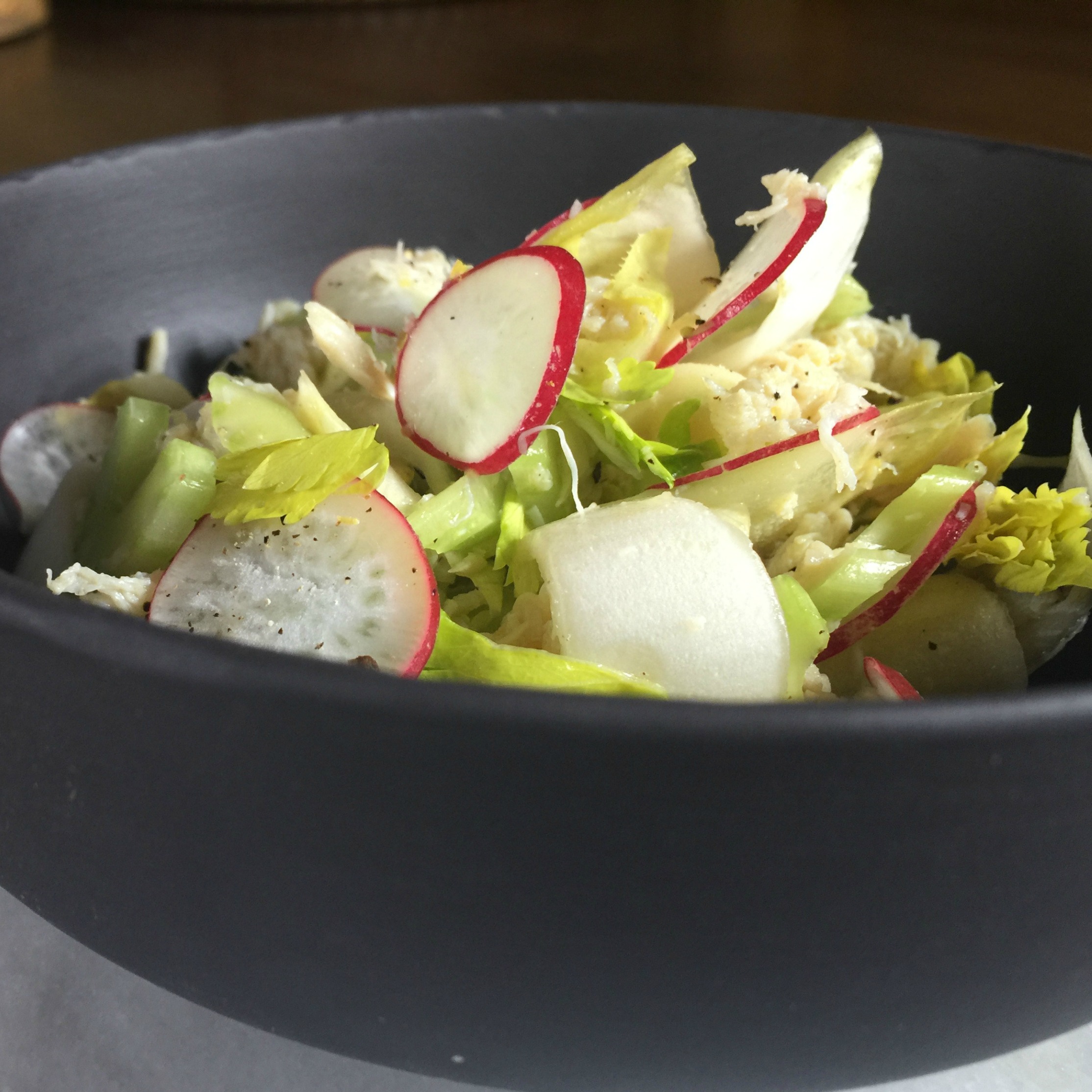 Celery, Endive and Crab Salad