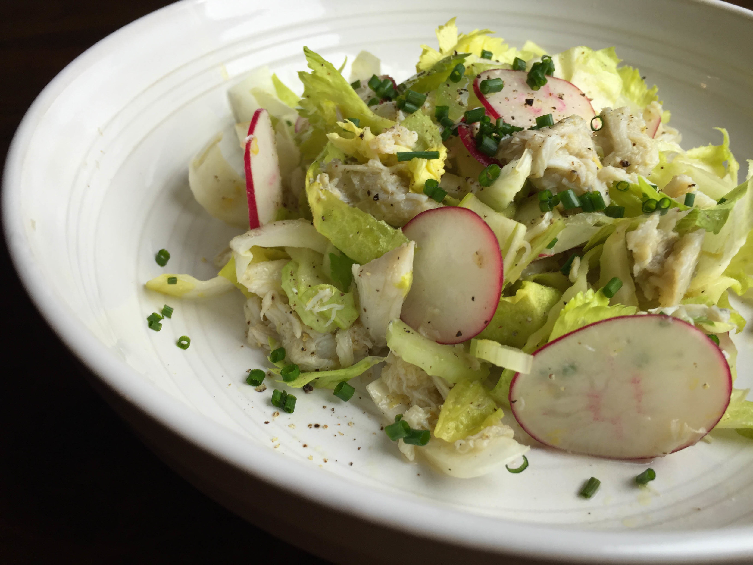 Celery, Endive and Crab Salad