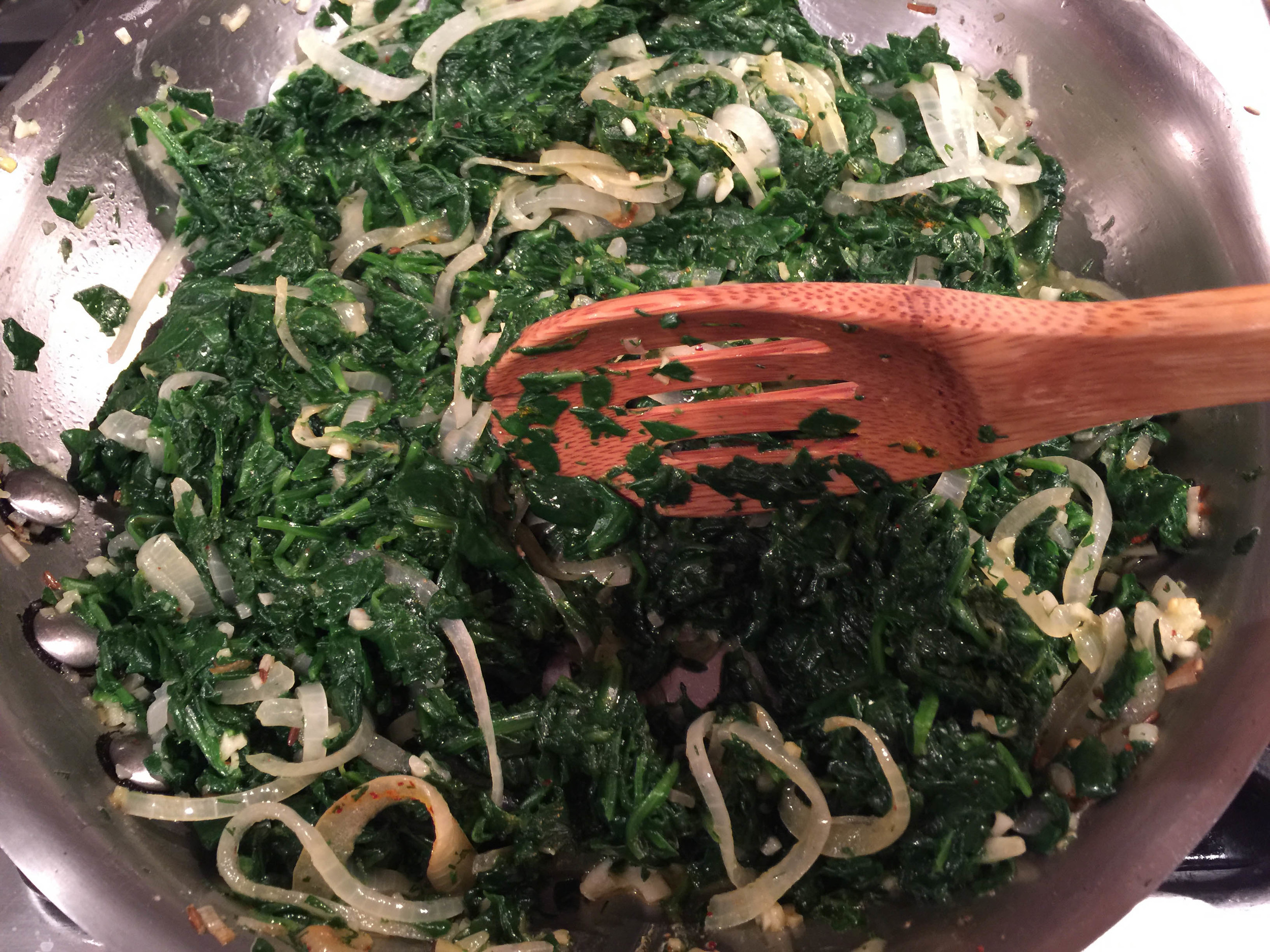 Spinach with Dill (Vegetarian)
