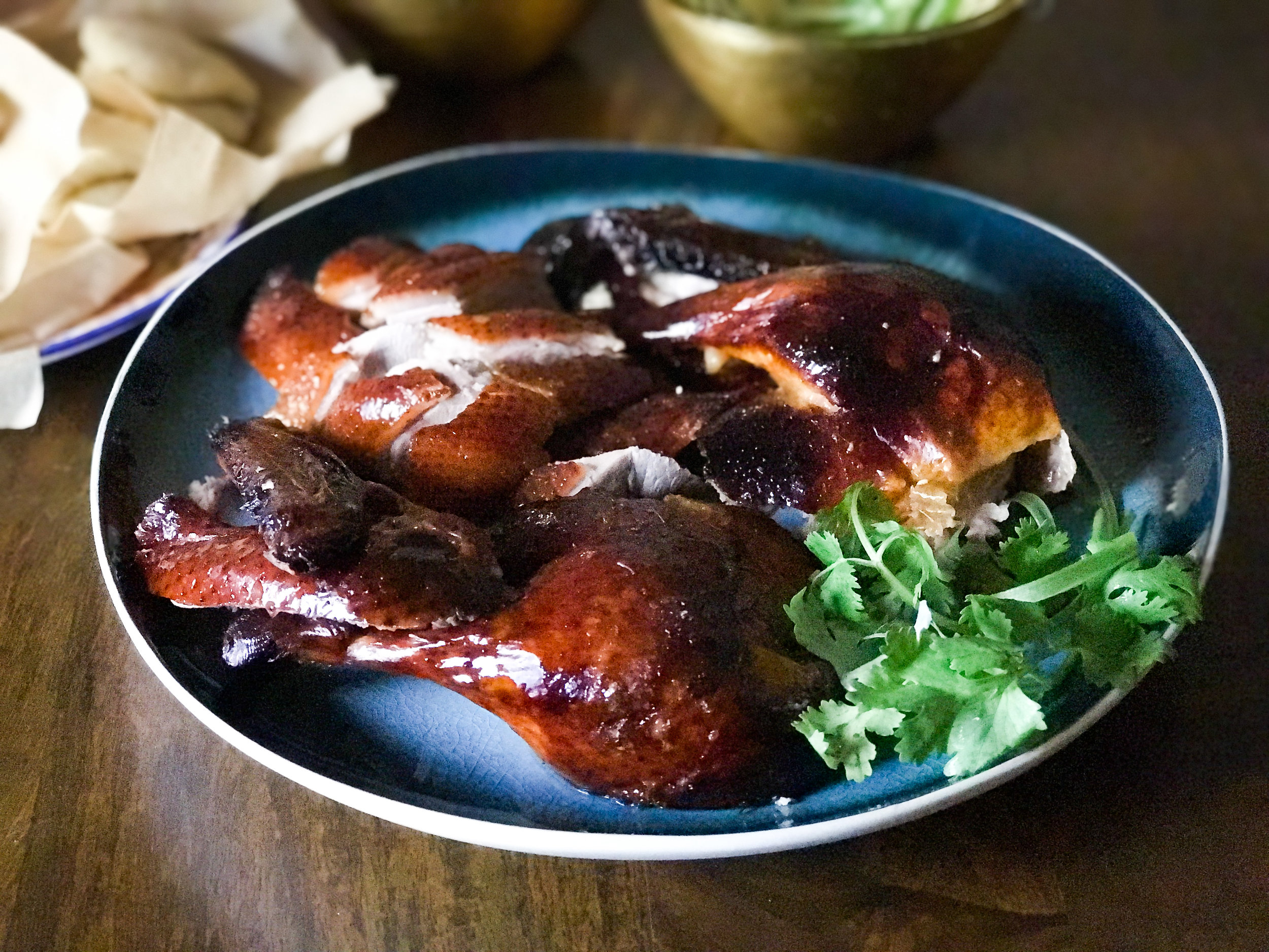 Carving this gorgeous duck was almost as fun as eating it.