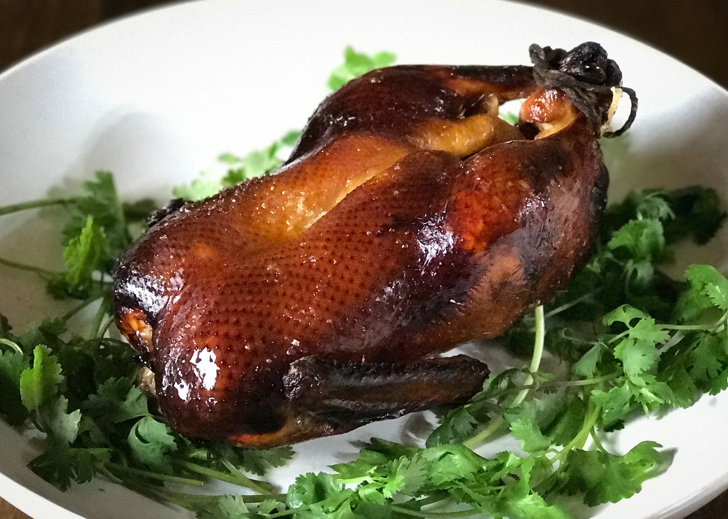 Ta-dah! This glorious roast lacquered duck is a game-changer for duck-lovers