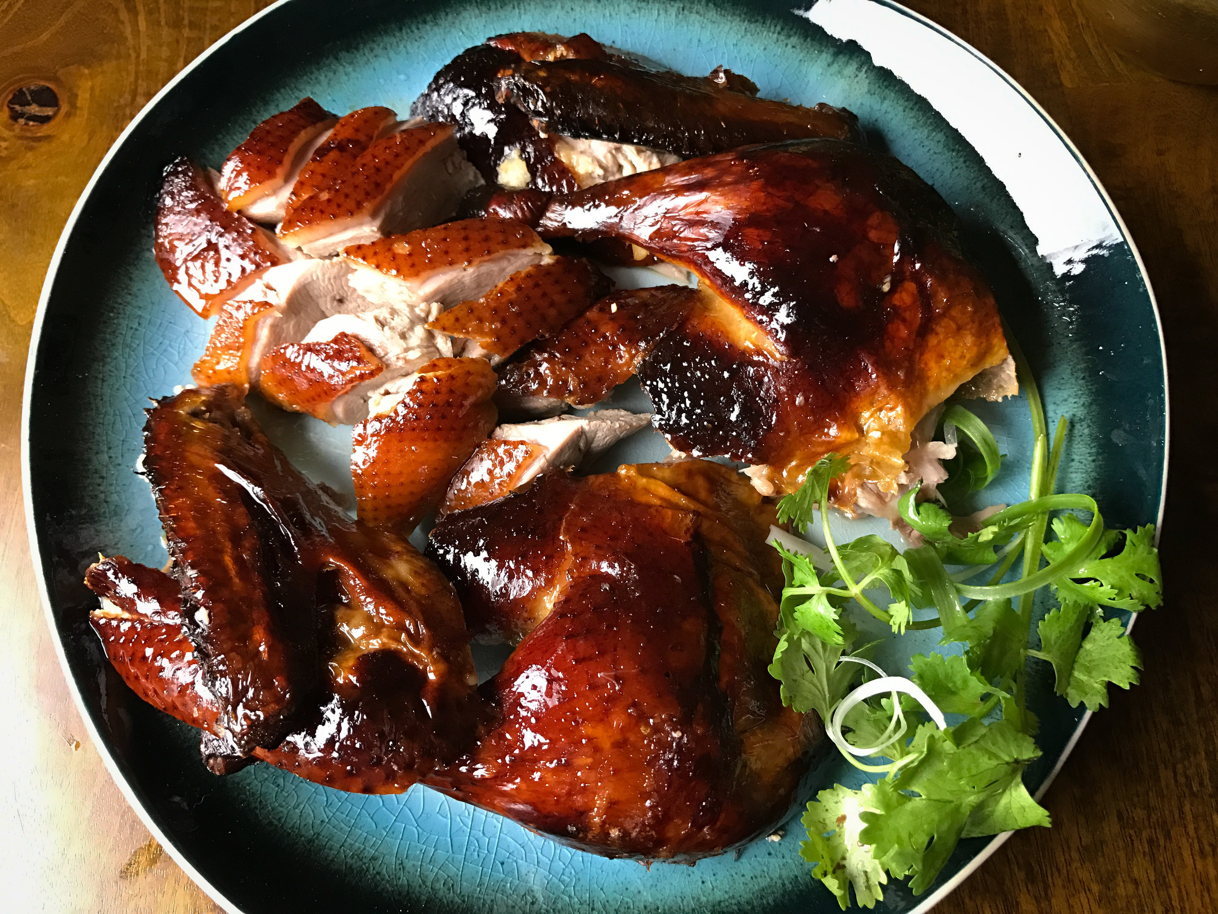 Lacquered Roast Duck