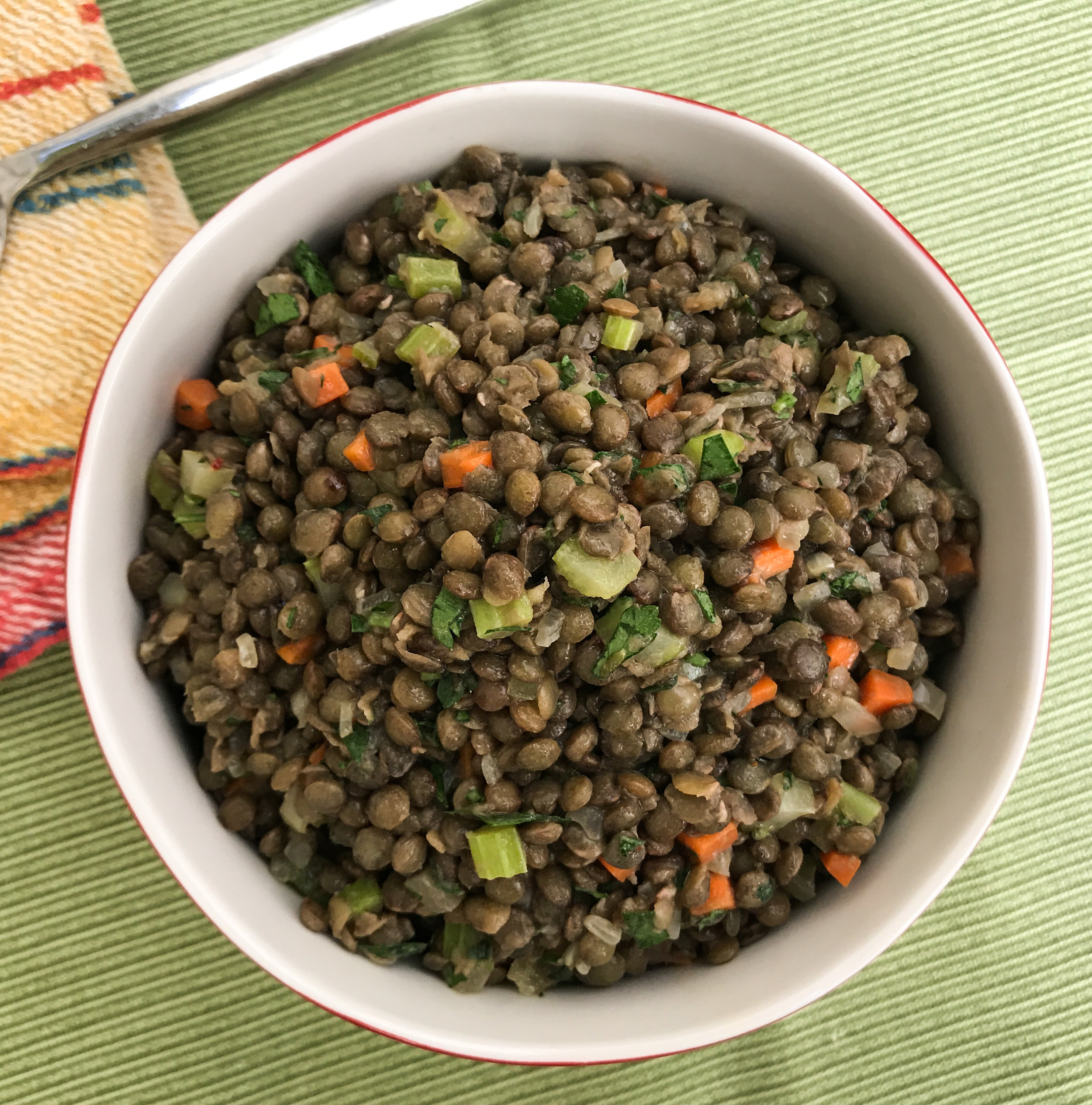 Warm French Lentil Salad