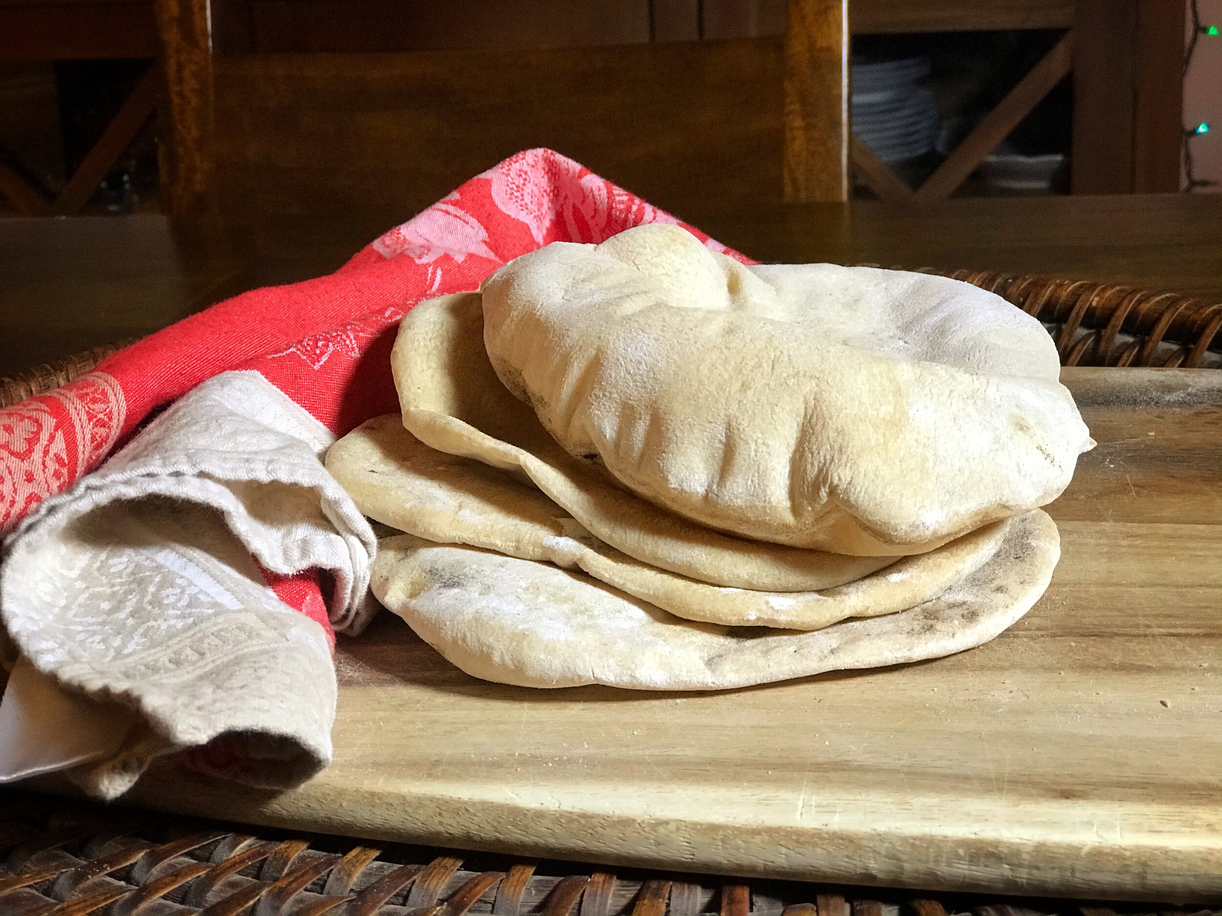 Oven baked Pita Bread