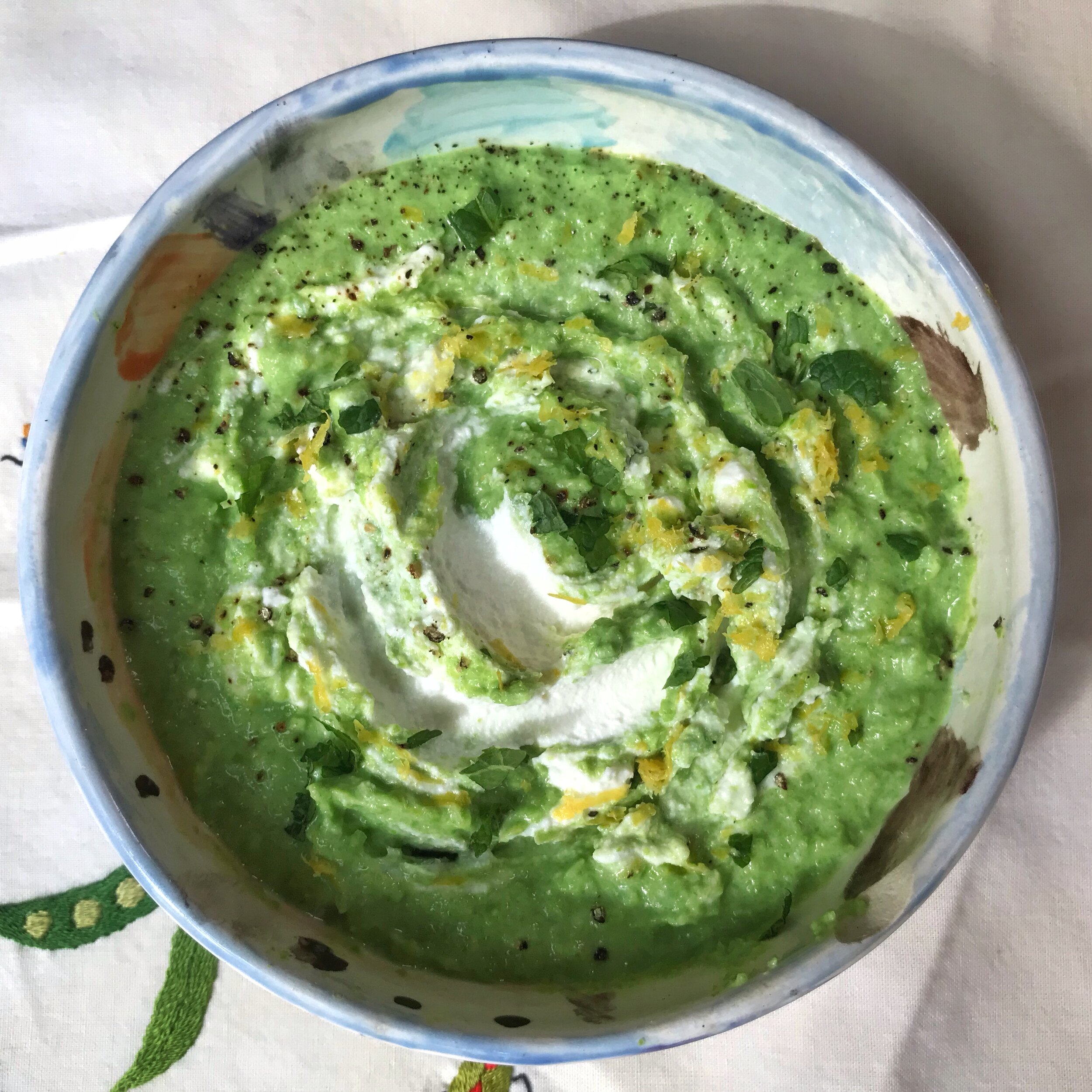 Pea-Ricotta Dip