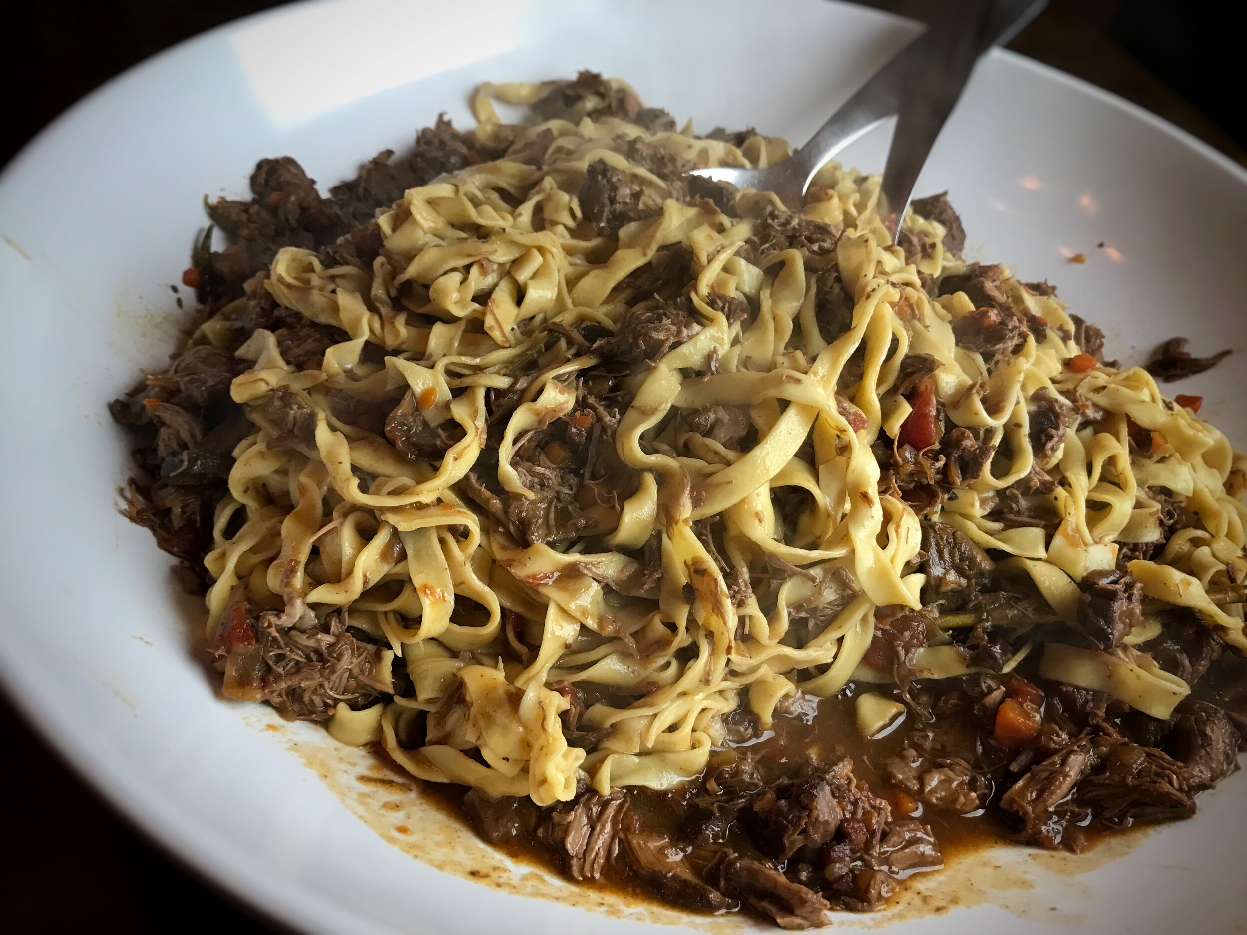 Fettuccine with Lamb 'Bolognese'