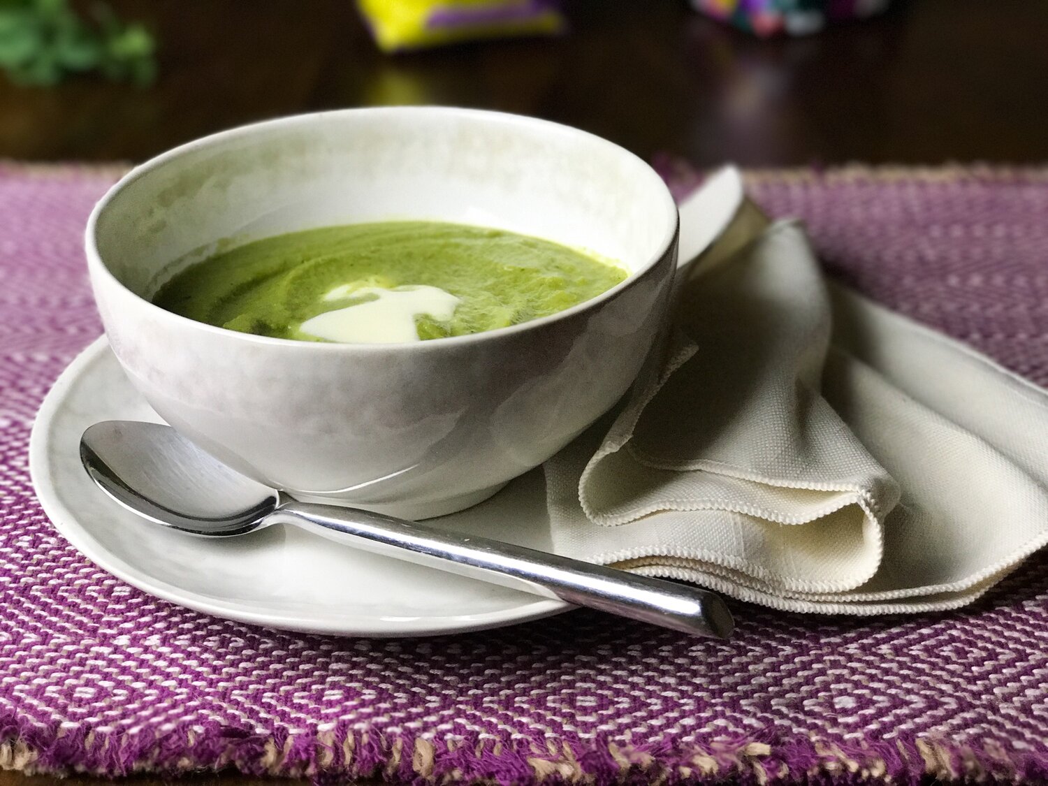 Fresh Pea Soup (Potage Saint-Germain)