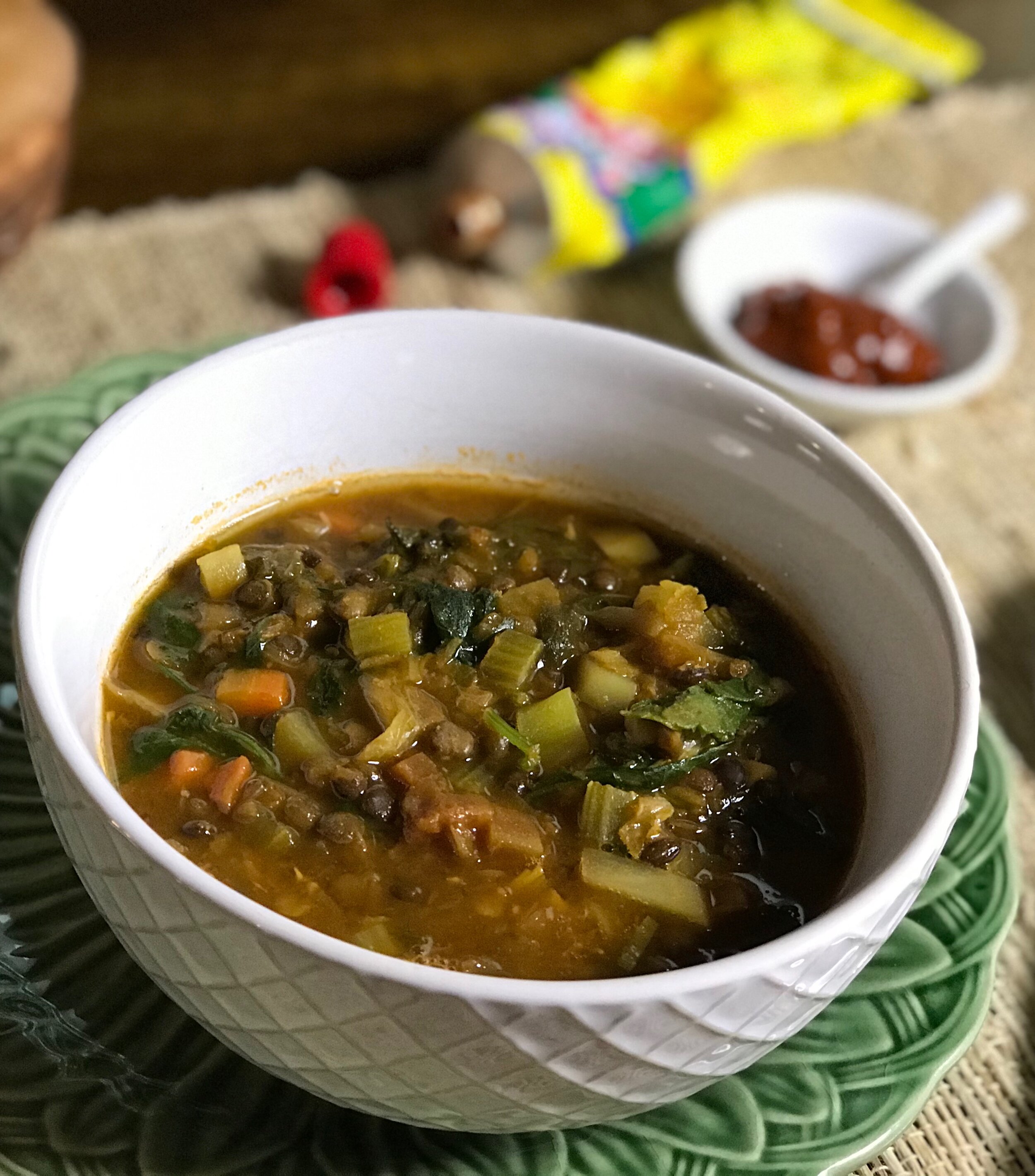 Vegan Super Soup With Lentils And Greens Cooks Without Borders