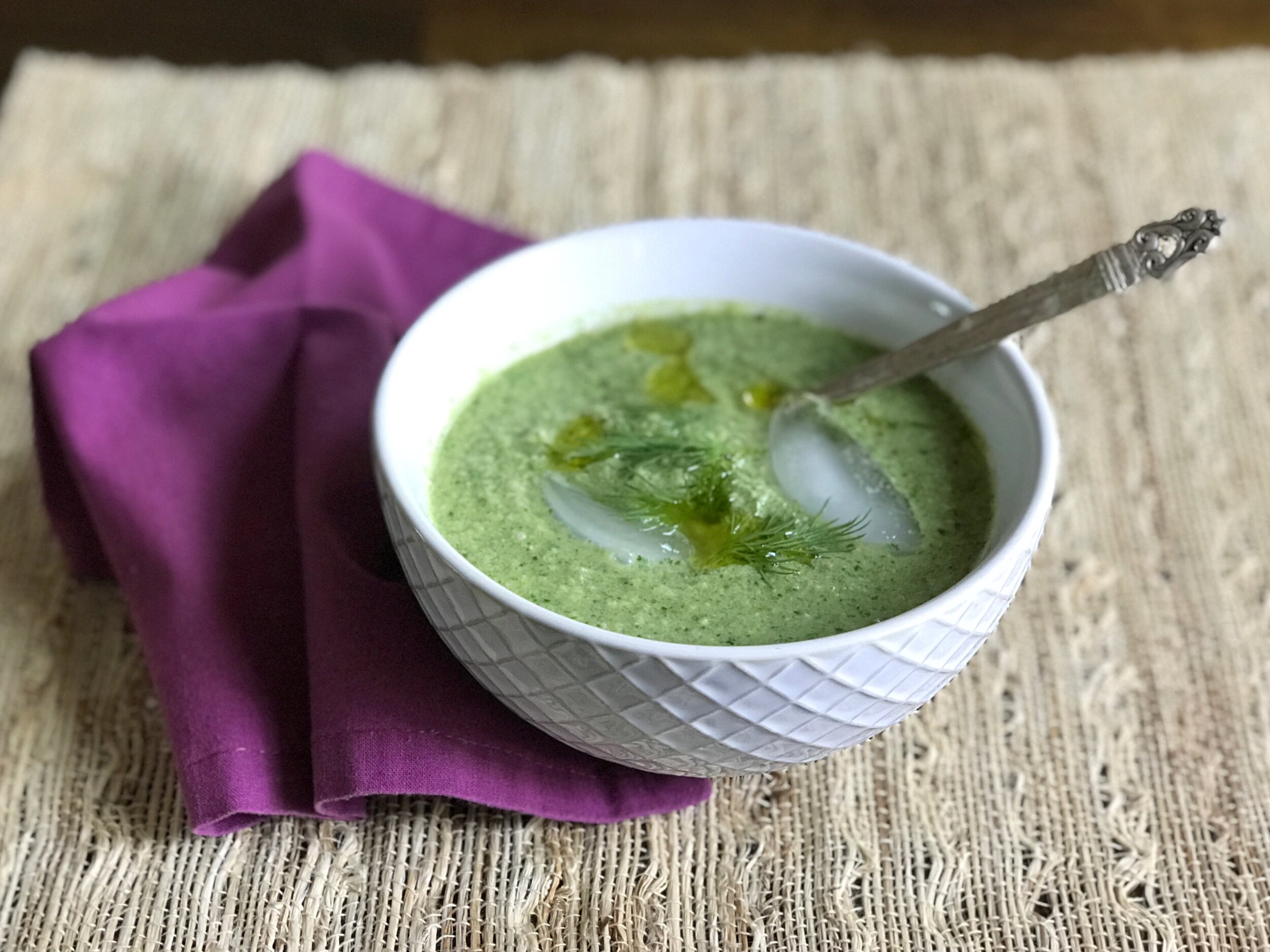 Iced Green Disco Soup (Vegan)