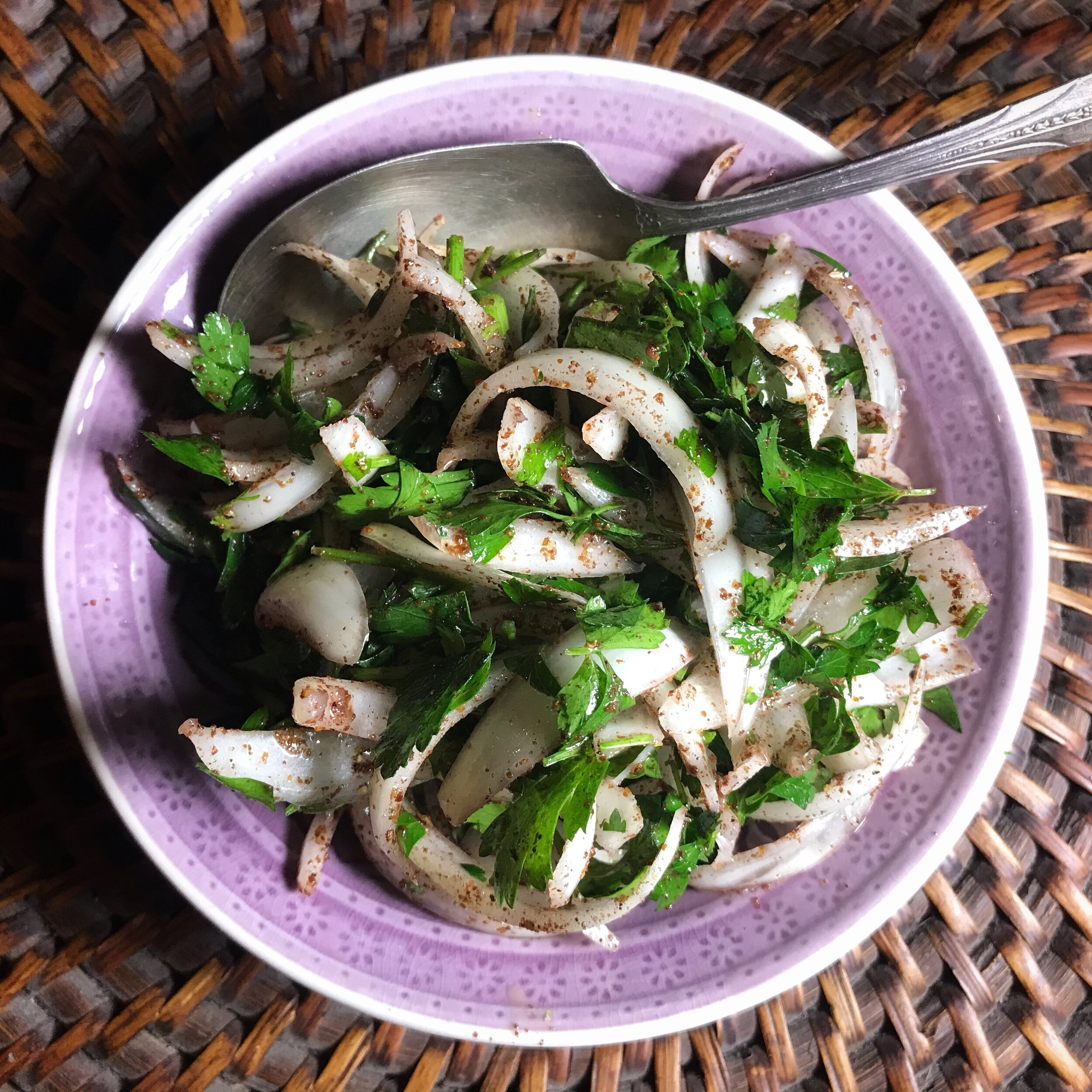 Anissa Helou's Onion and Parsley Salad (Vegan)