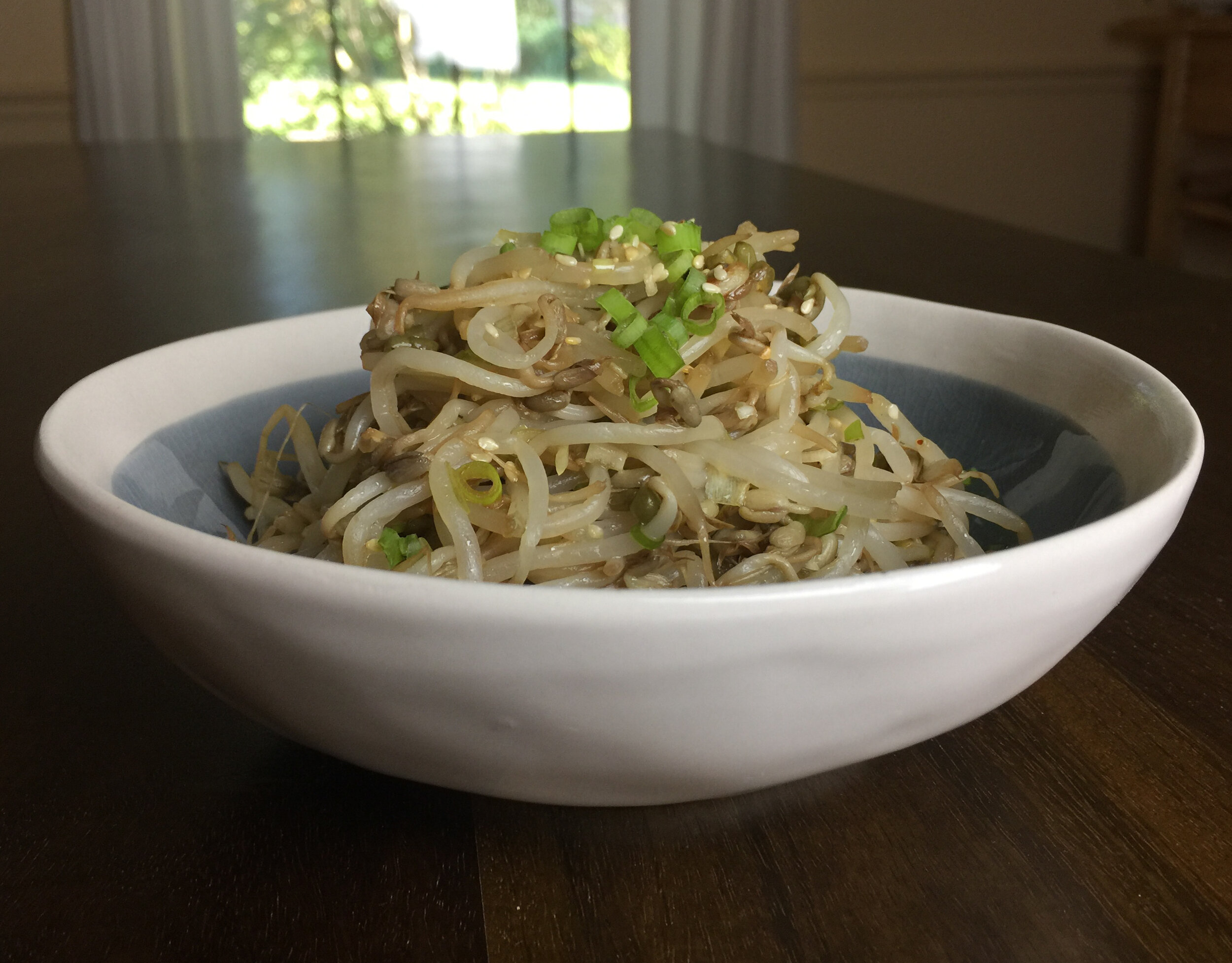 Korean Bean Sprout Salad (Vegan)