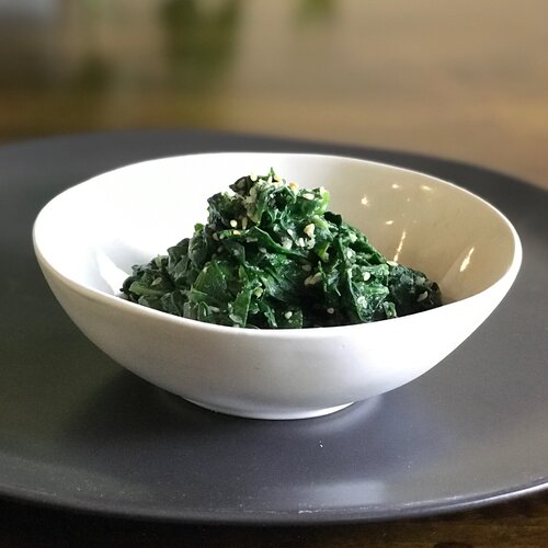 Spinach with Sesame Dressing (Hōrensō no Goma-Ae)