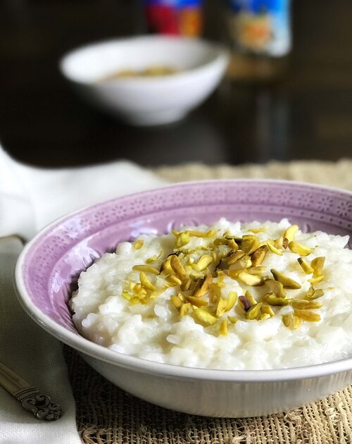 Syrian/Lebanese Rice Pudding (Rezz Bil-Halib)