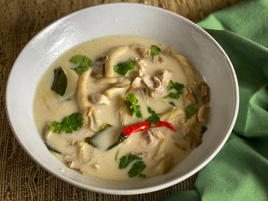 Tom Kha Kai (Coconut-Galangal Chicken Soup)